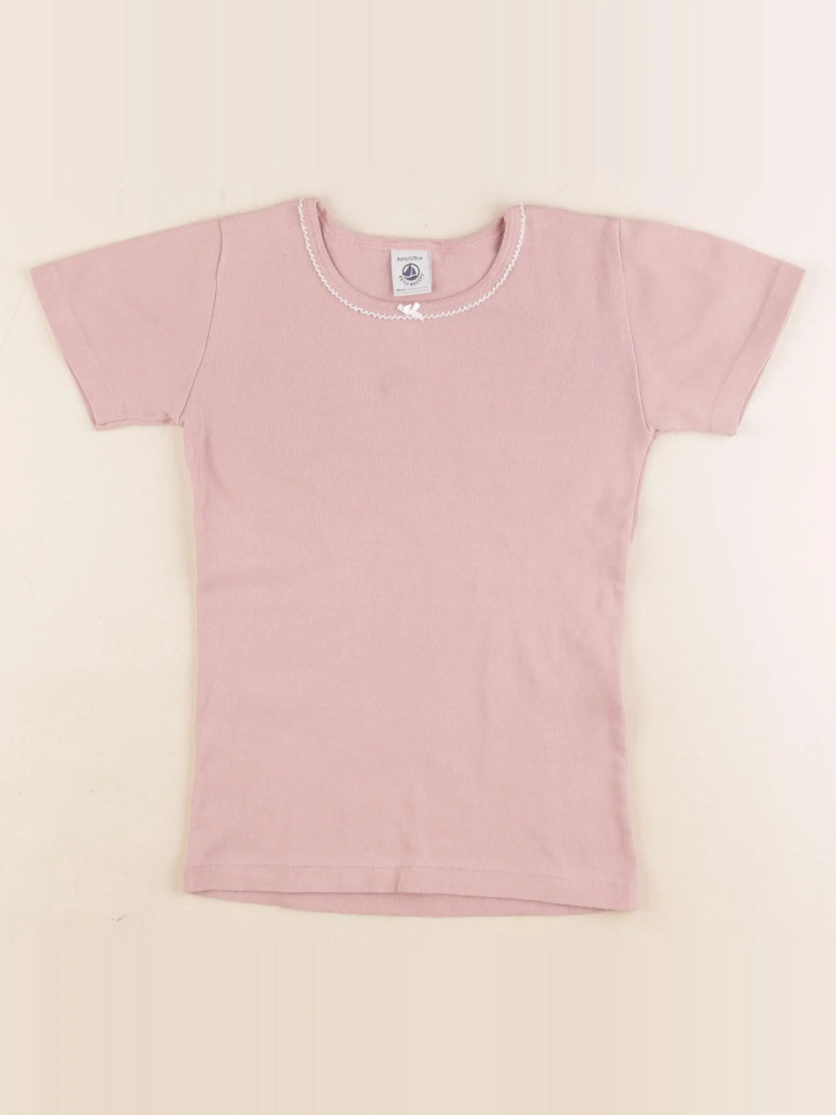 Petit Bateau - maillot de corps rose - 8 ans