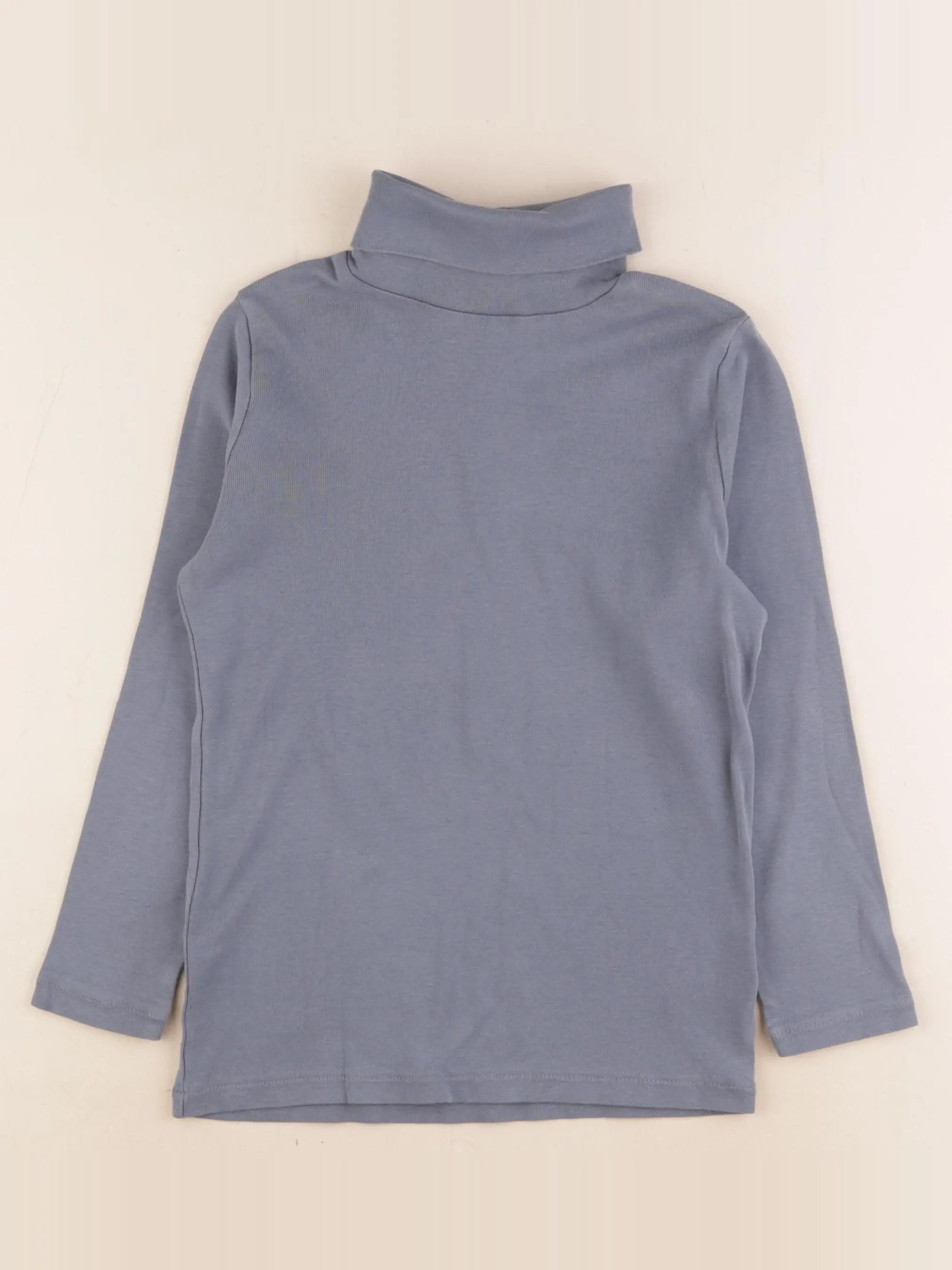 Vertbaudet - sous-pull bleu - 8 ans