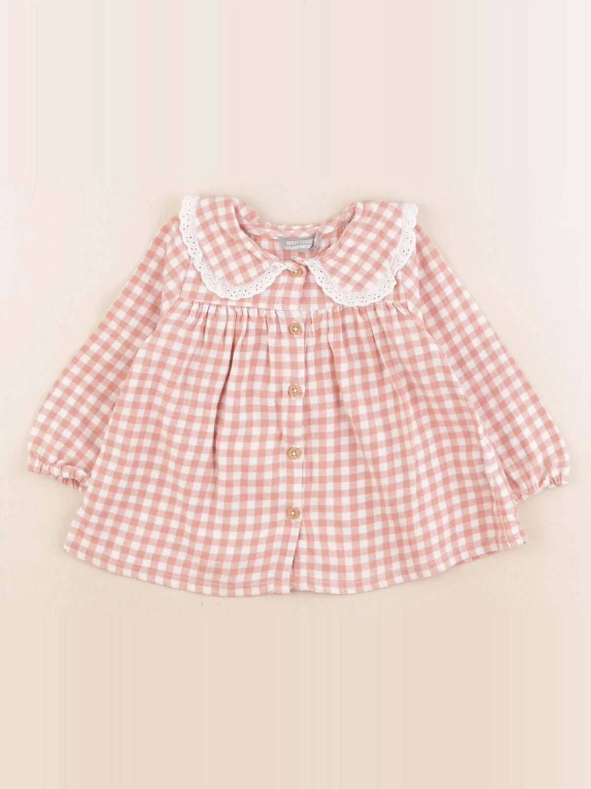 Boutchou - blouse rose - 12 mois