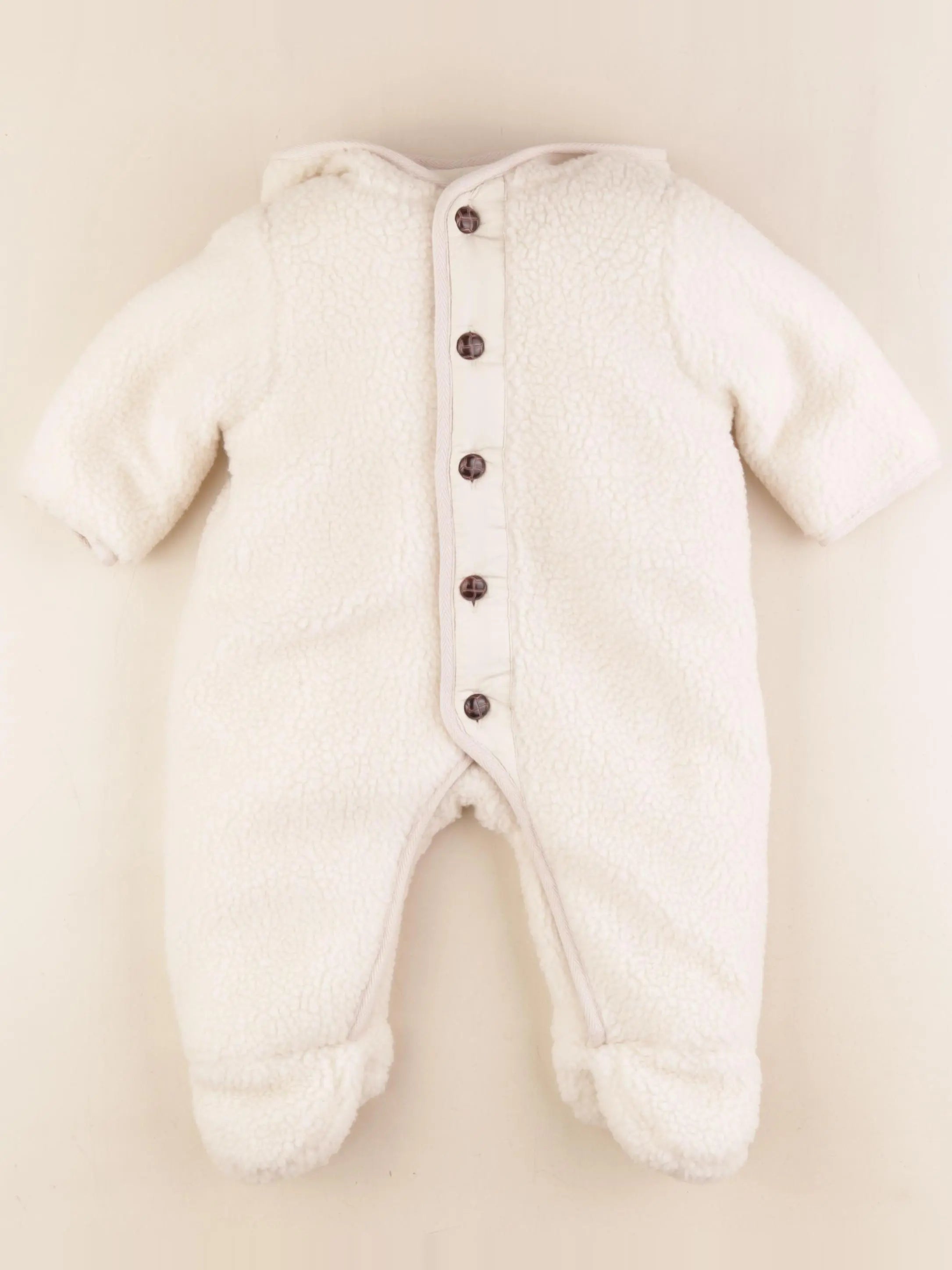 Boutchou - combi-pilote blanc - 6 mois