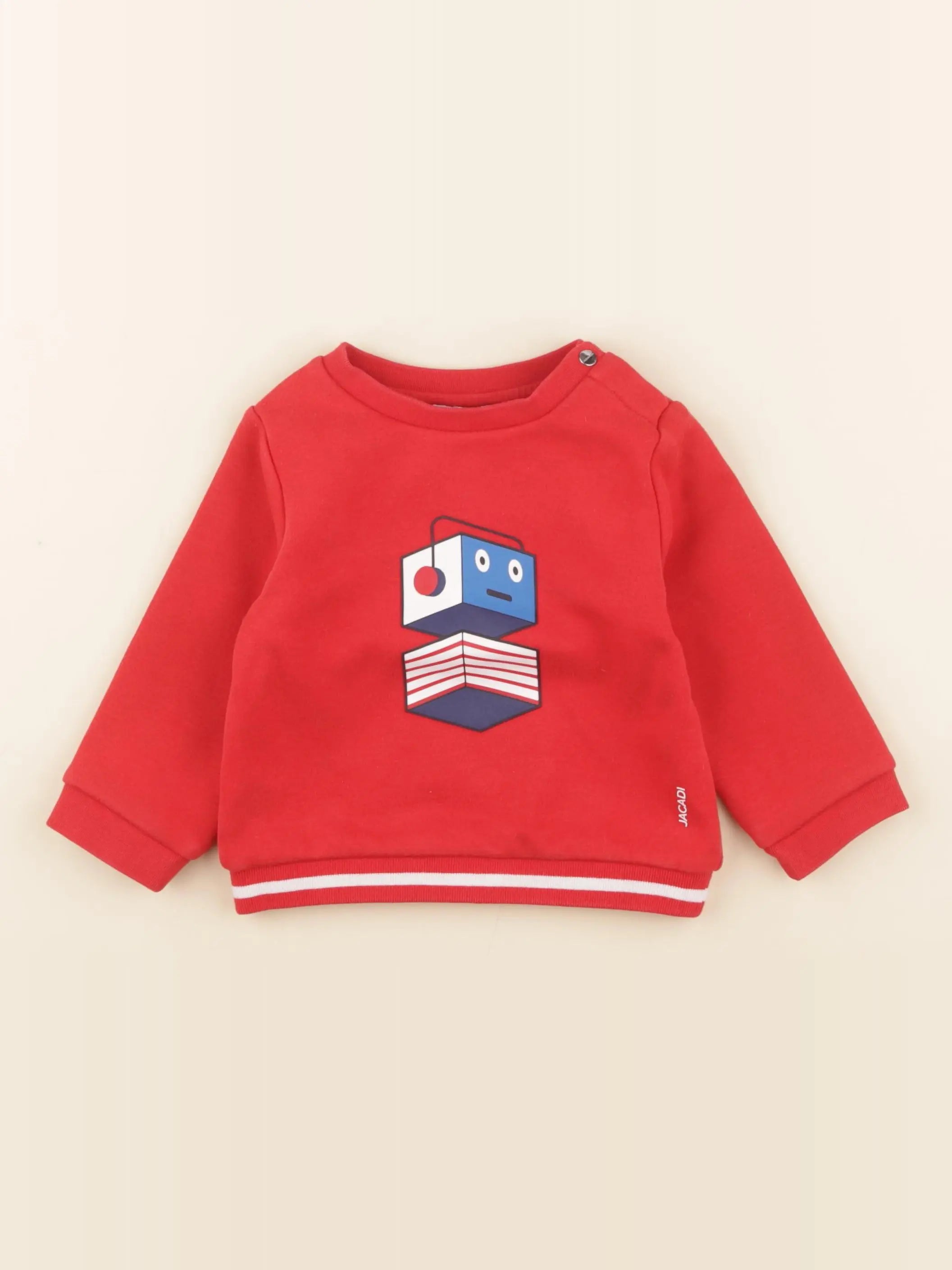 Jacadi - sweat rouge - 18 mois