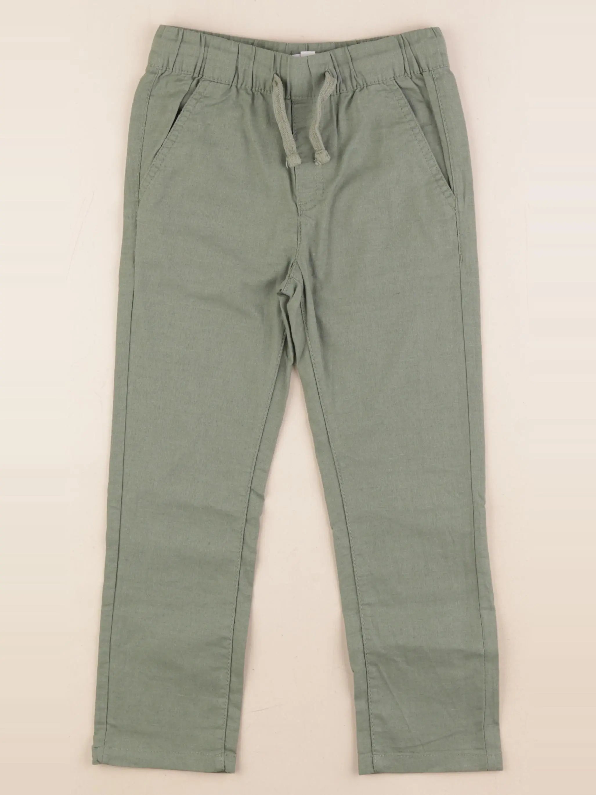 Vertbaudet - pantalon vert - 5 ans