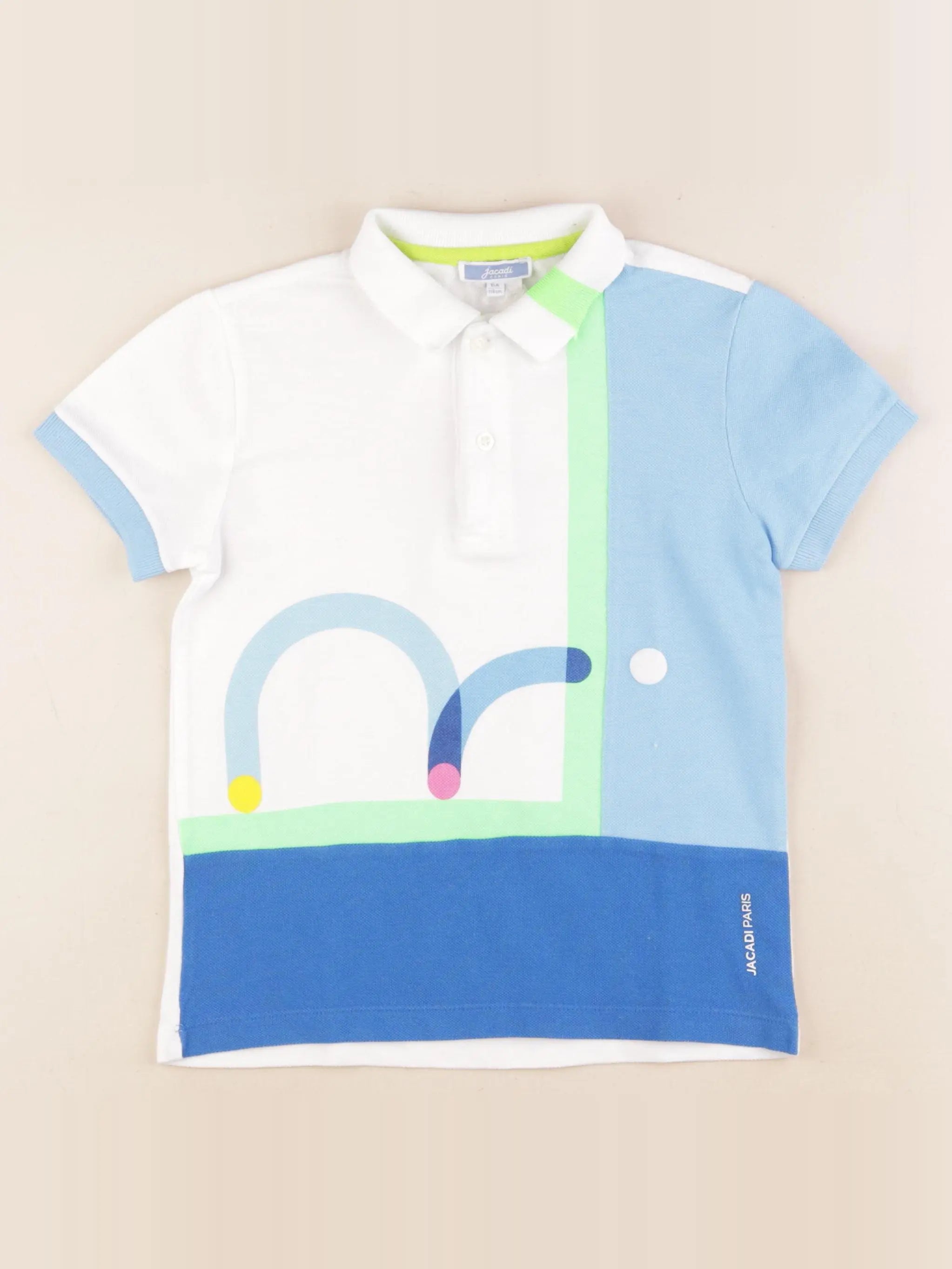 Jacadi - polo multicolore - 6 ans