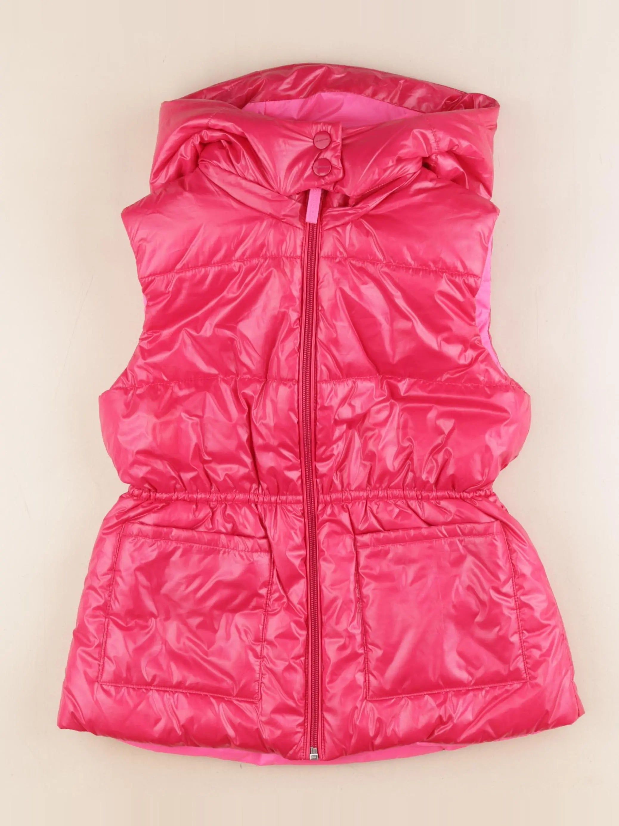 Jacadi - doudoune rose fluo - 10 ans