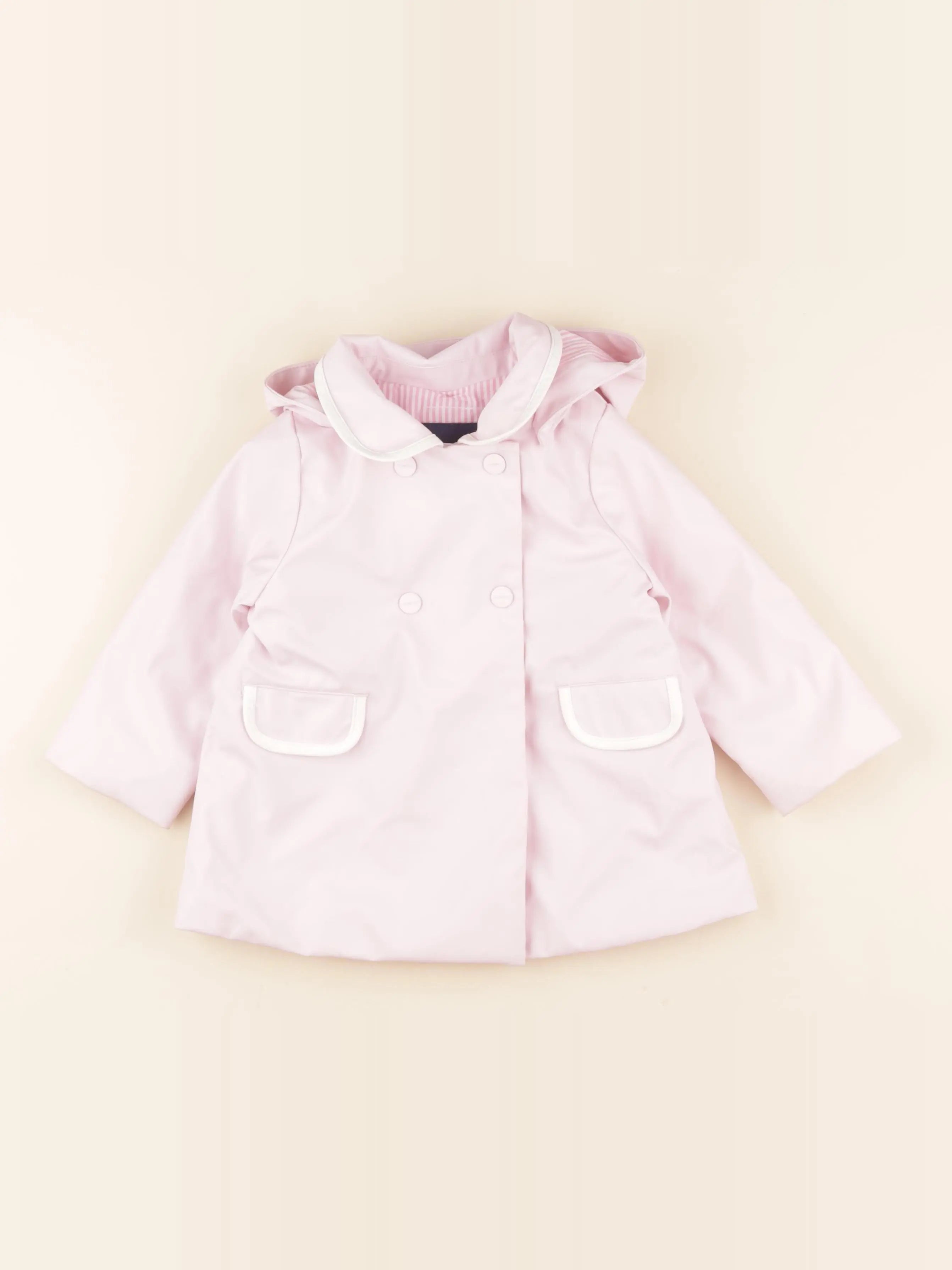 Jacadi - imperméable rose - 18 mois