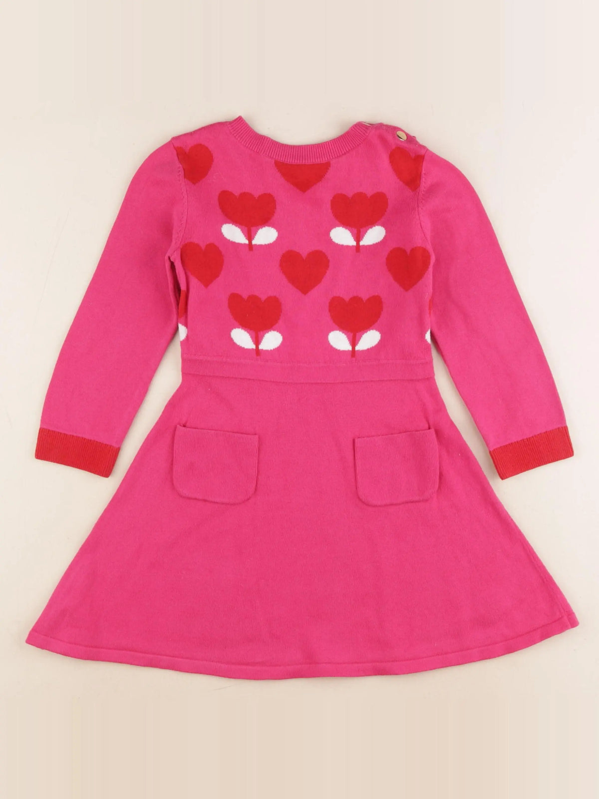 Jacadi - robe rose - 4 ans