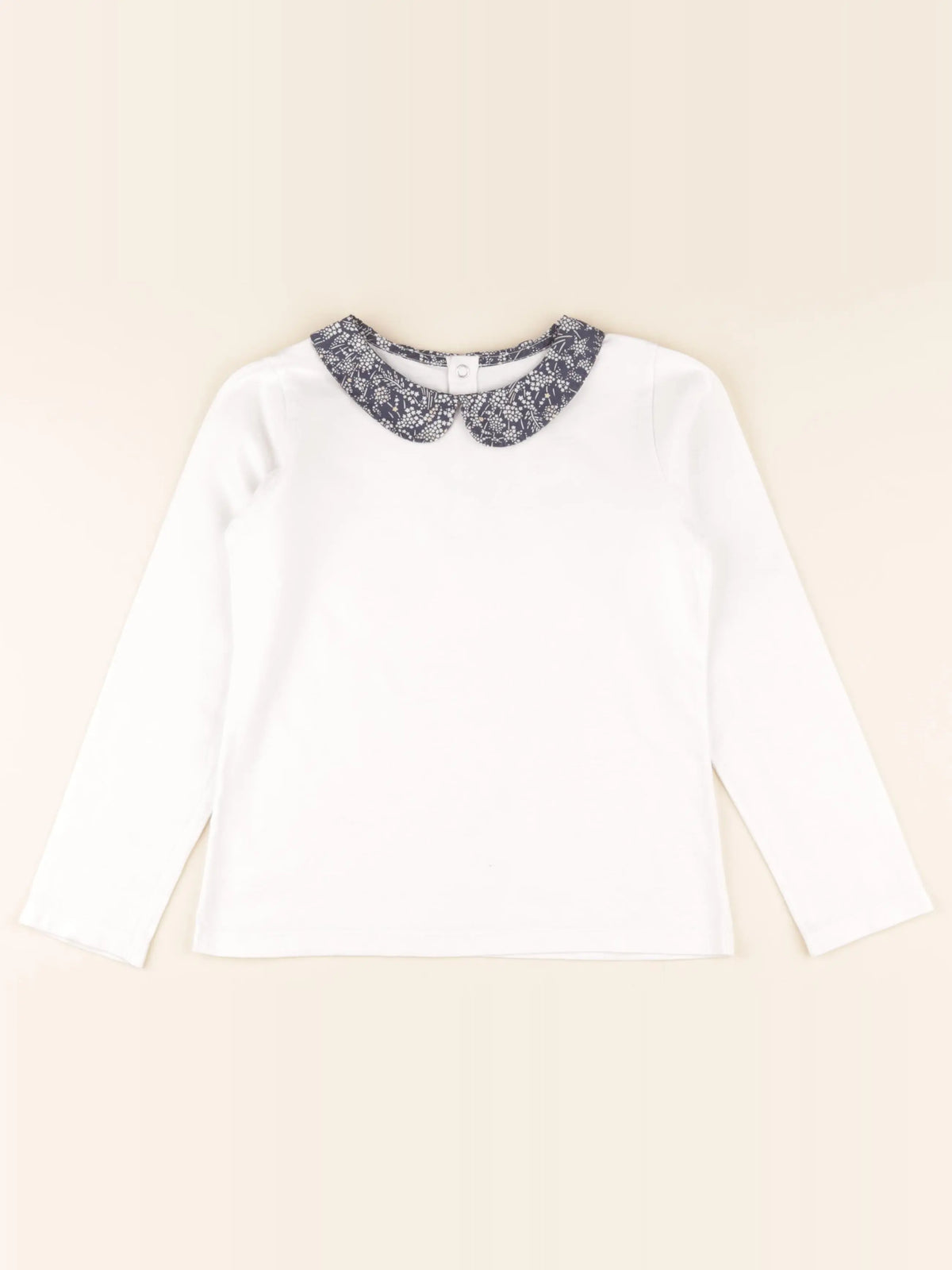 Jacadi - tee-shirt blanc, bleu - 8 ans