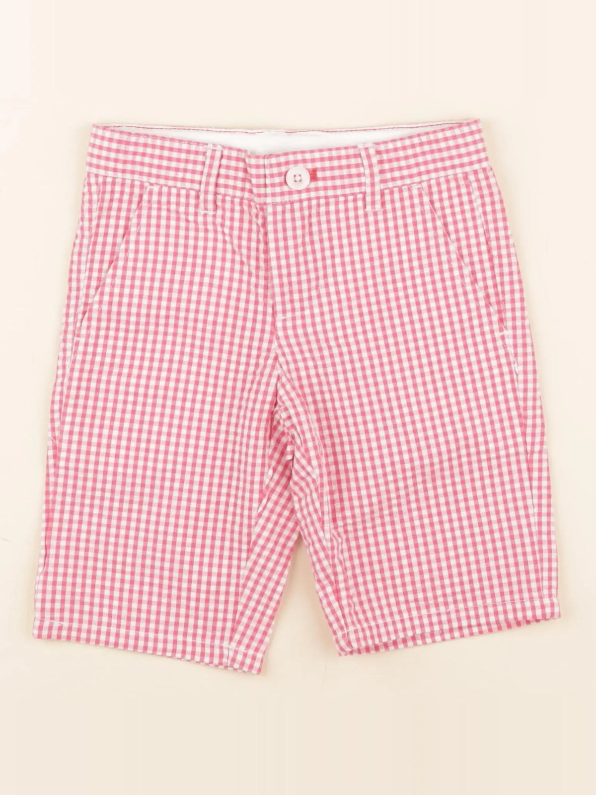Jacadi - short blanc, rose - 3 ans