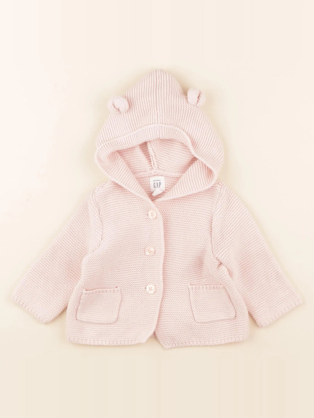 GAP - gilet rose - 3/6 mois