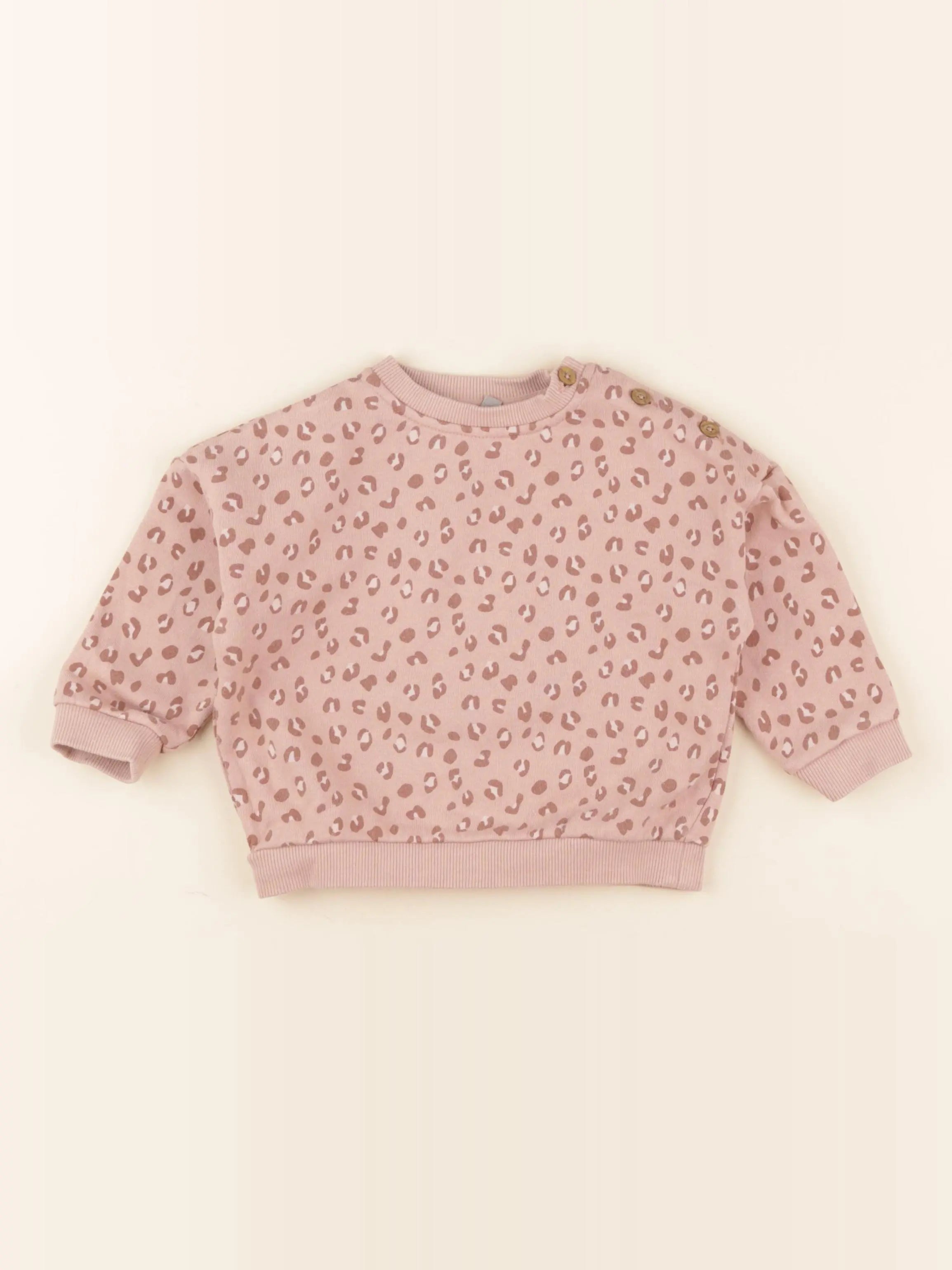 Boutchou - sweat rose - 18 mois