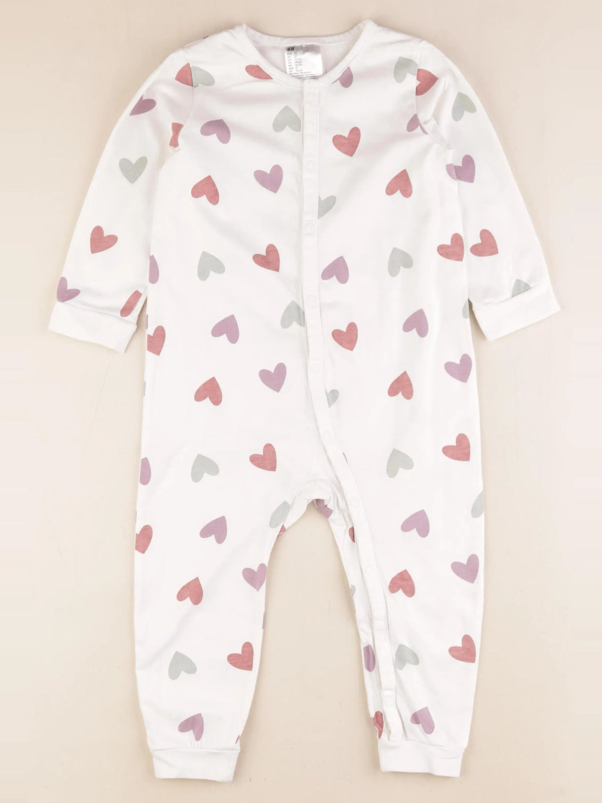 H&M - pyjama coton blanc, multicolore - 18/24 mois