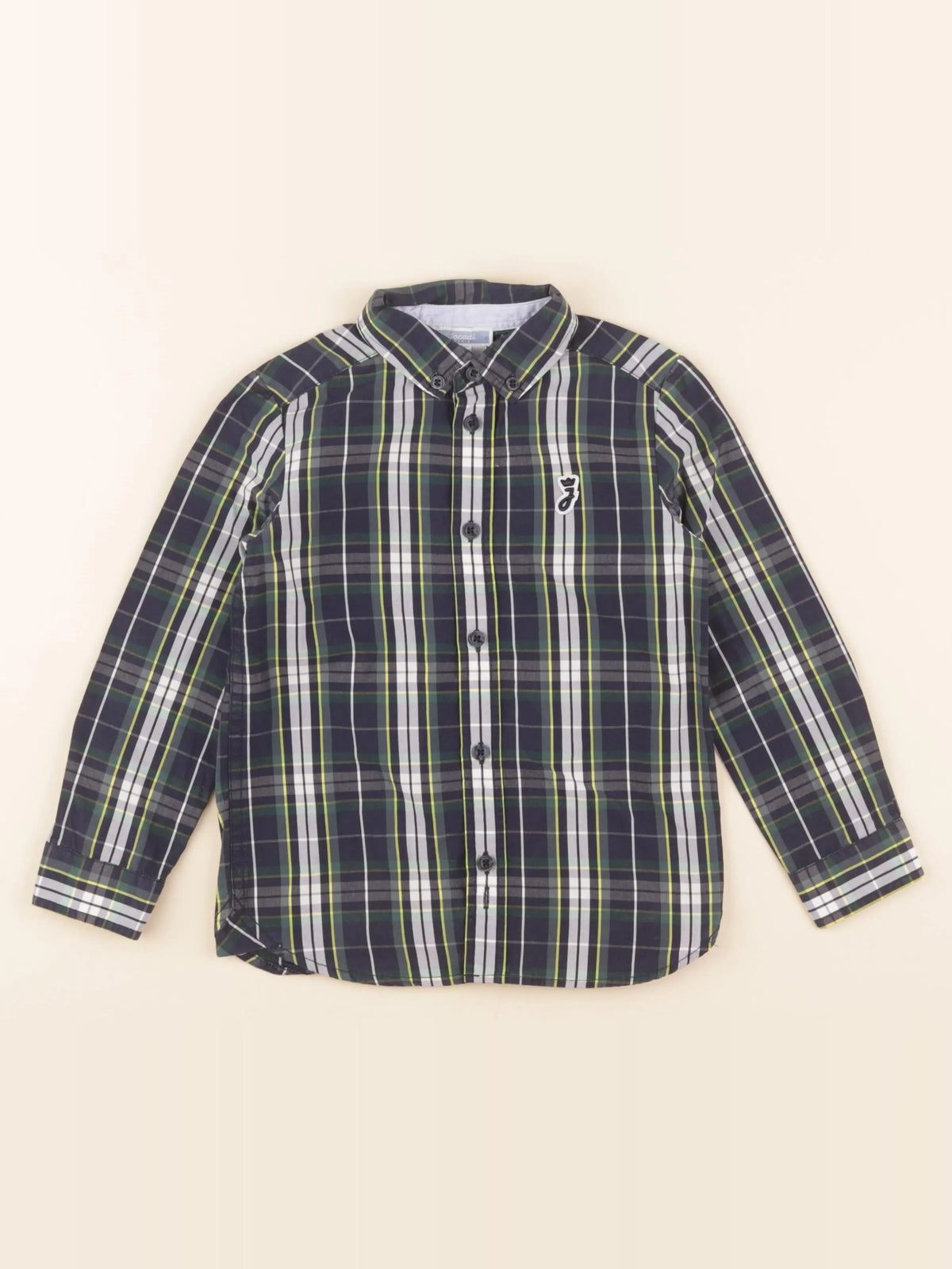 Jacadi - chemise bleu, vert - 4 ans