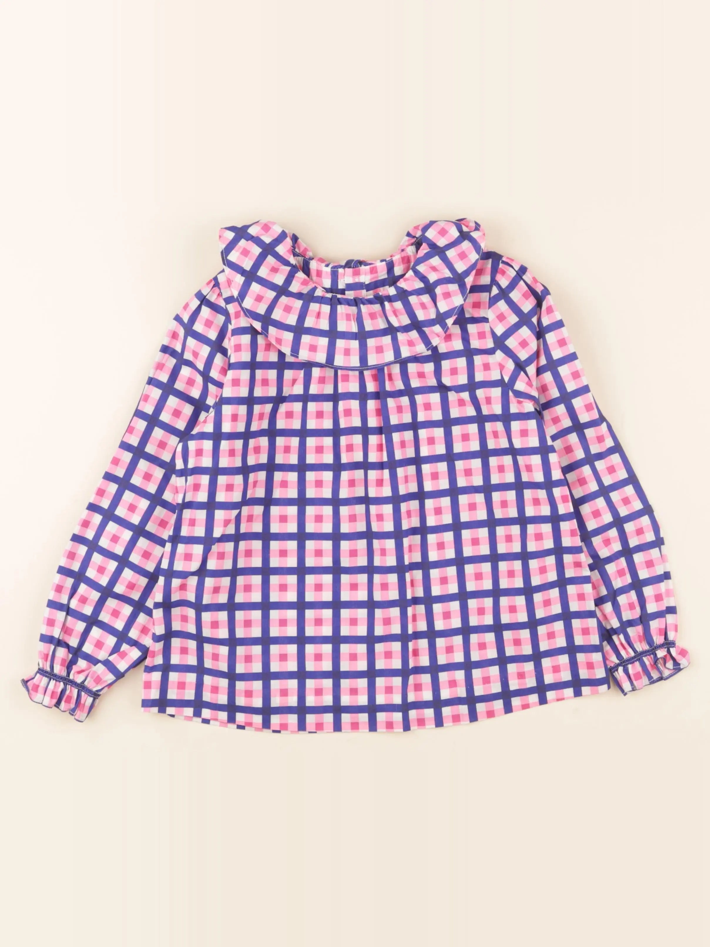 Jacadi - blouse bleu, rose - 6 ans