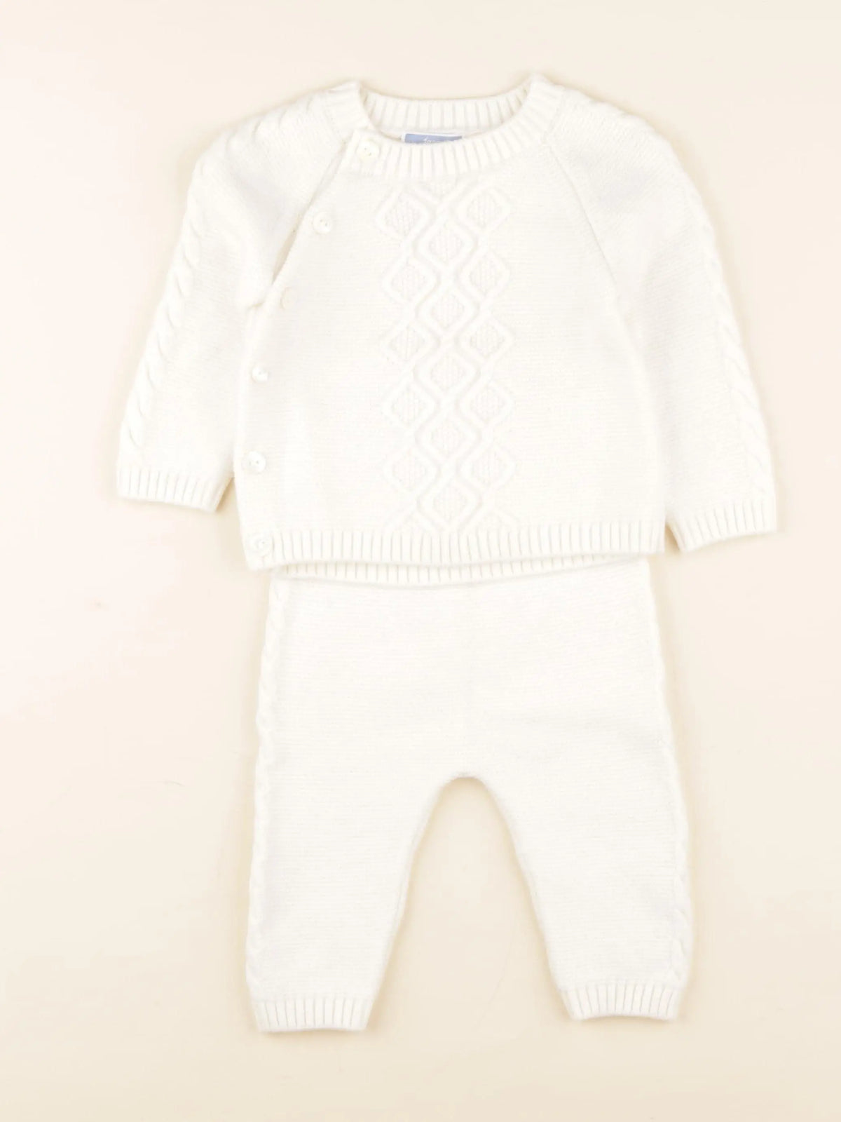 Jacadi - ensemble beige - 12 mois