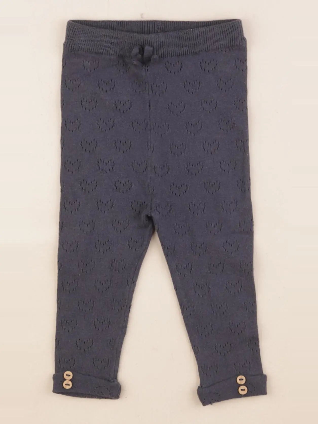 Vertbaudet - legging bleu - 9 mois