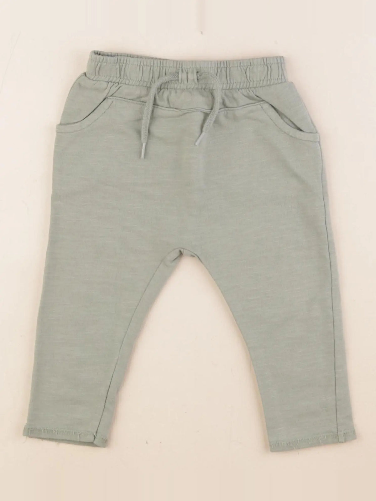 Vertbaudet - pantalon vert - 6 mois