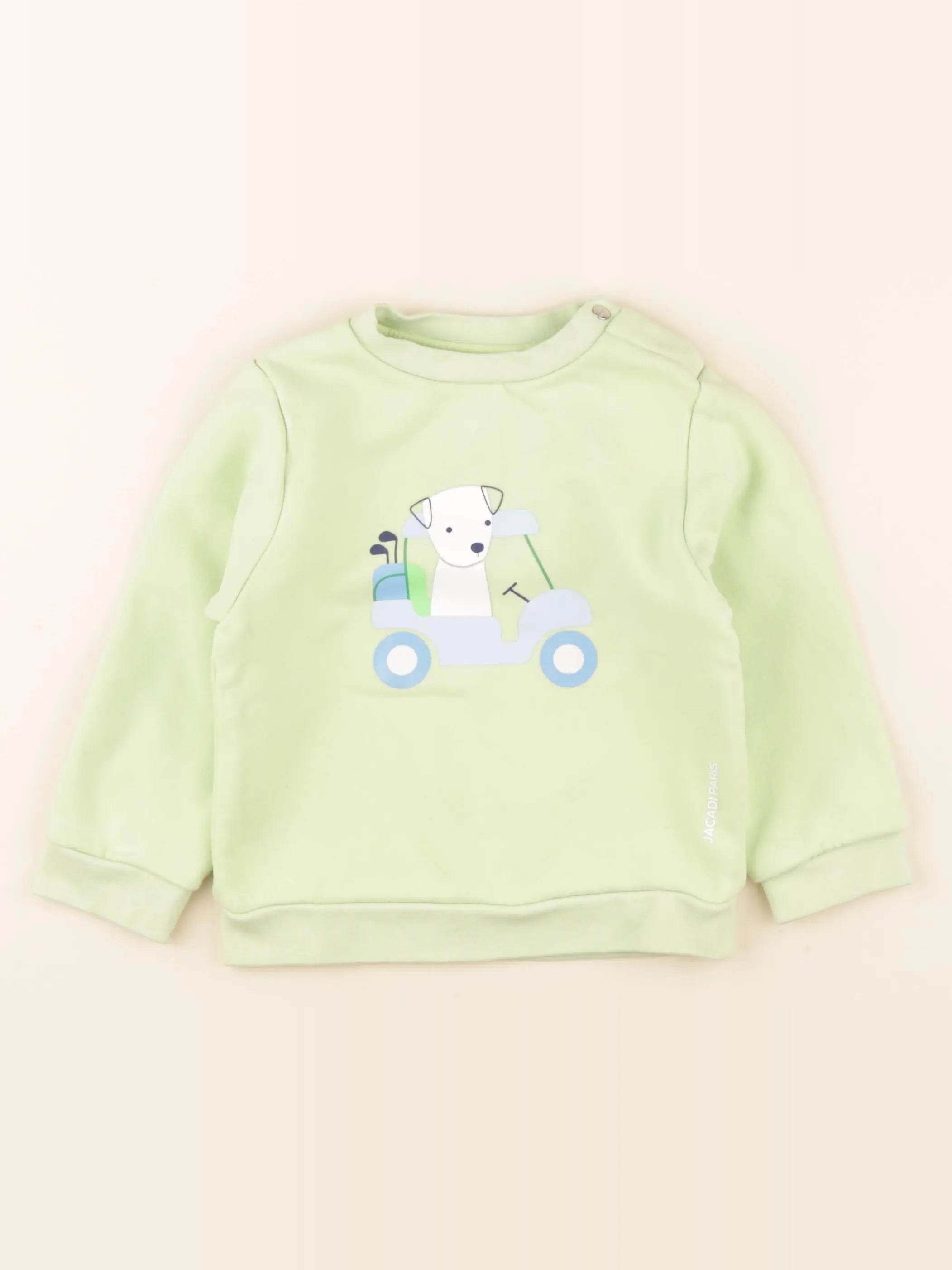 Jacadi - sweat vert - 36 mois