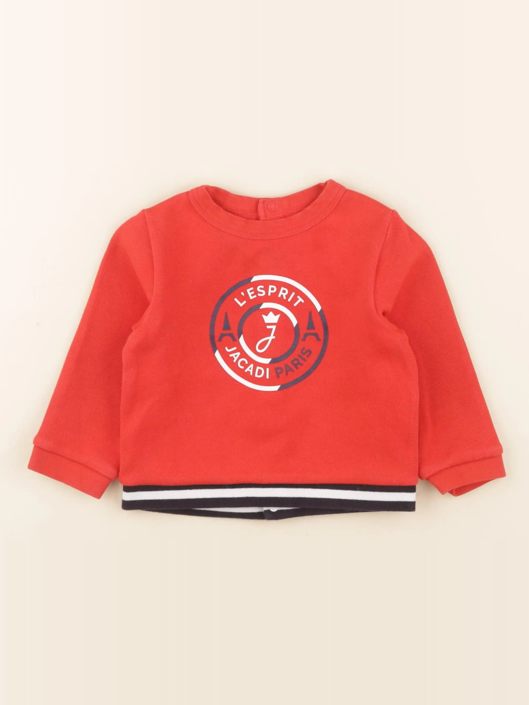 Jacadi - sweat rouge - 18 mois