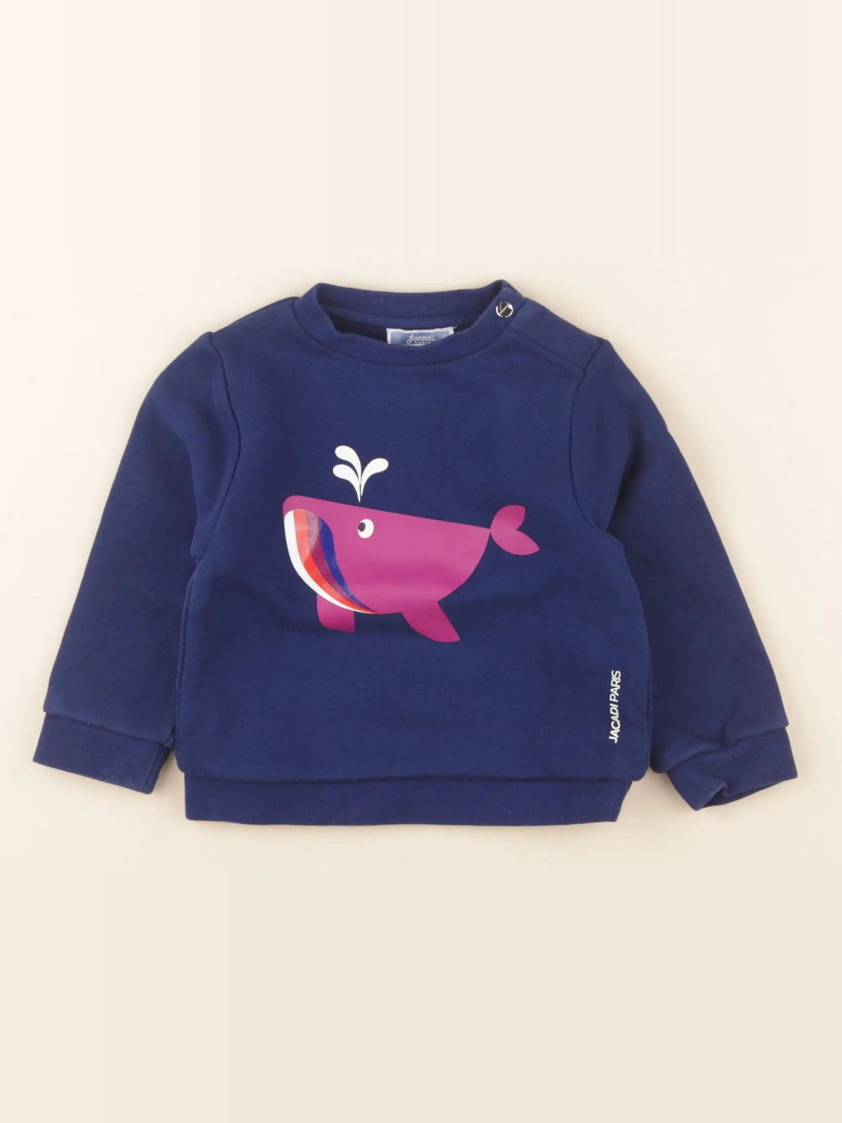 Jacadi - sweat bleu - 18 mois