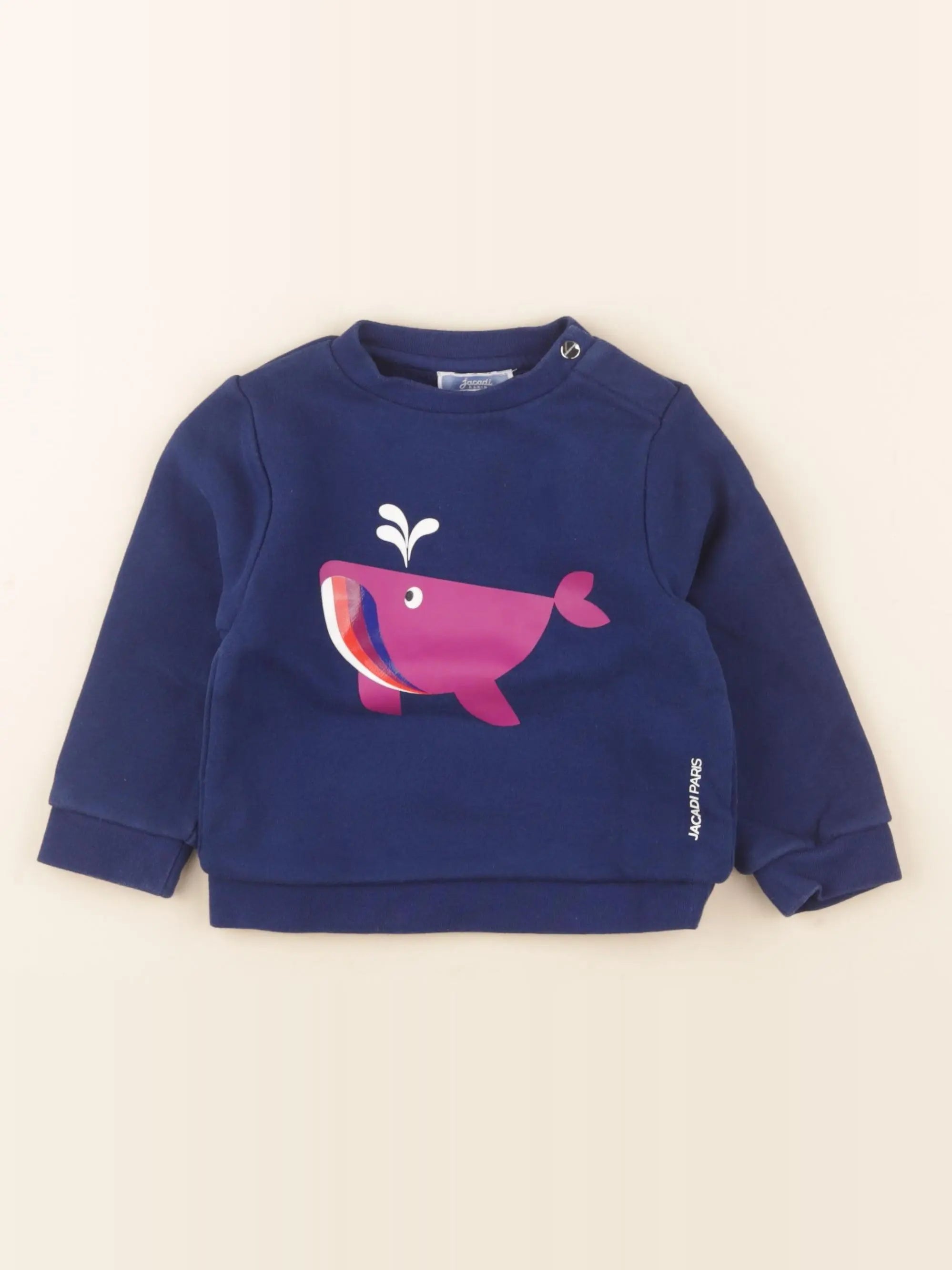 Jacadi - sweat bleu - 18 mois