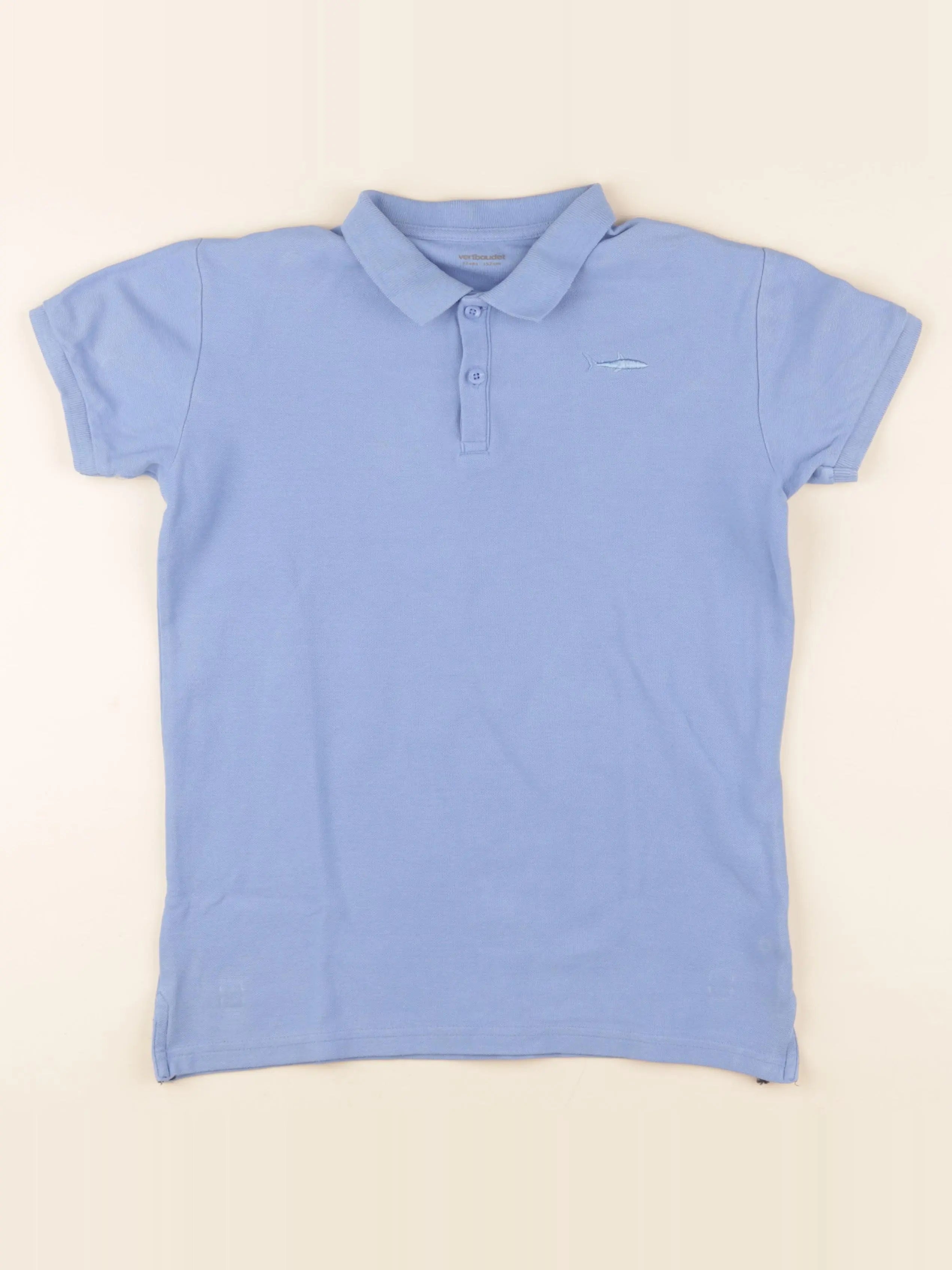 Vertbaudet - polo bleu - 12 ans