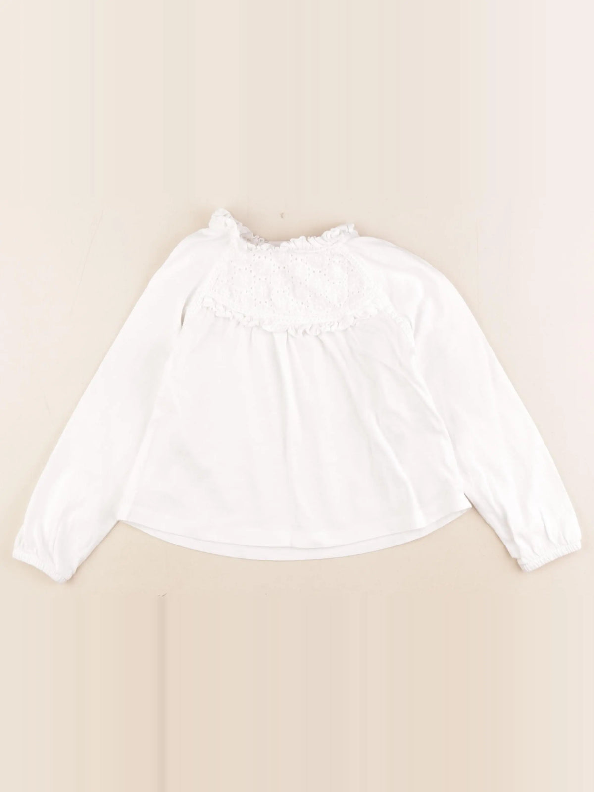 Vertbaudet - tee-shirt blanc - 4 ans