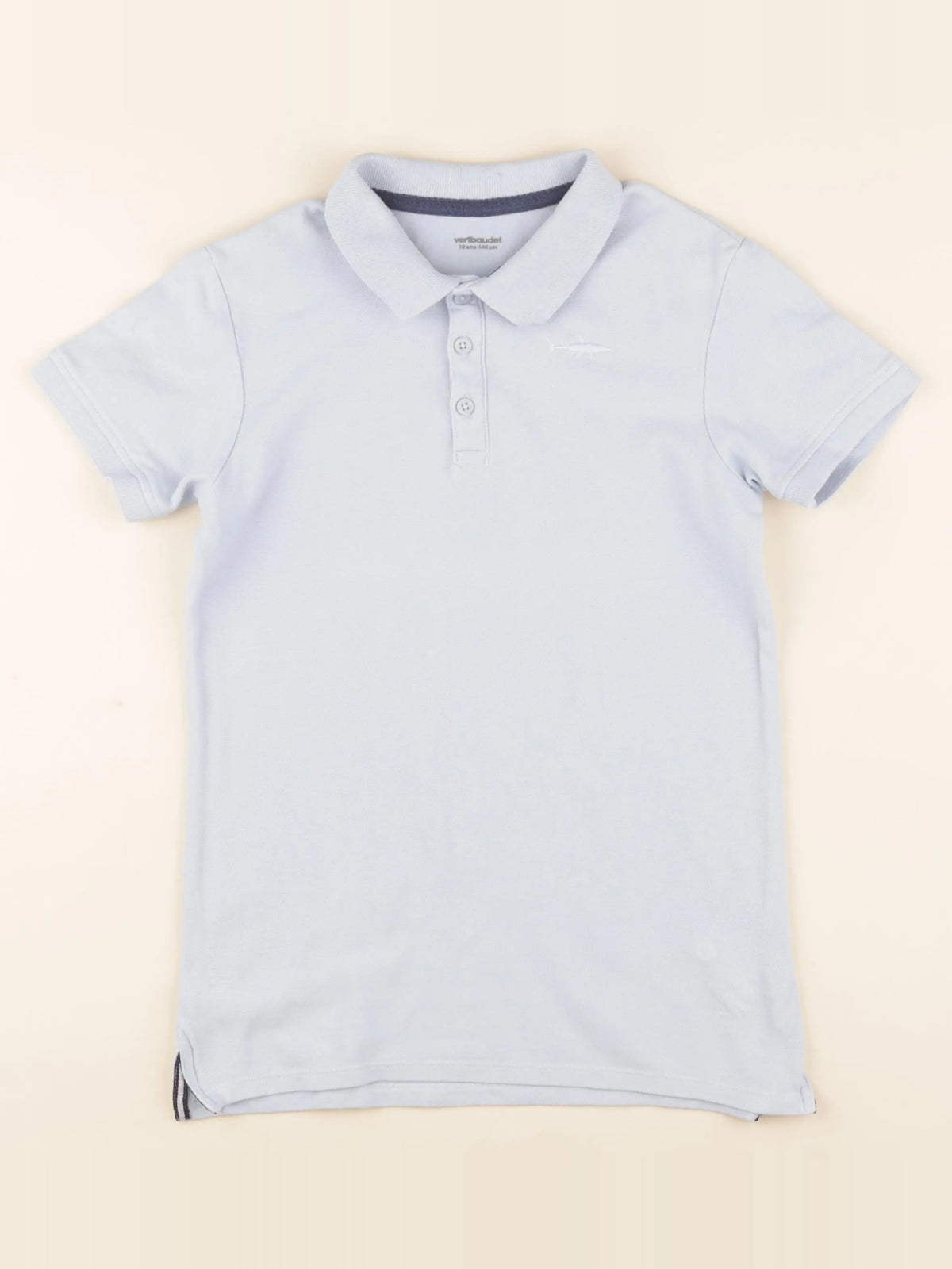 Vertbaudet - polo bleu - 10 ans