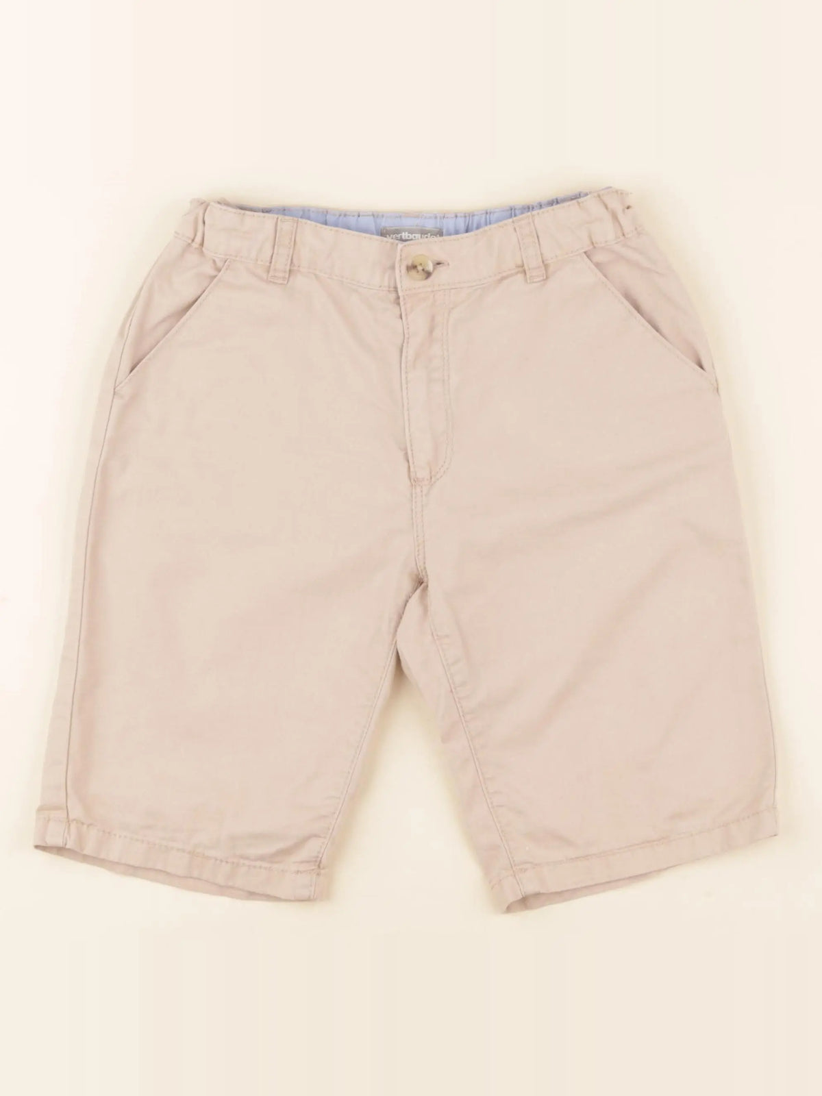 Vertbaudet - short beige - 10 ans