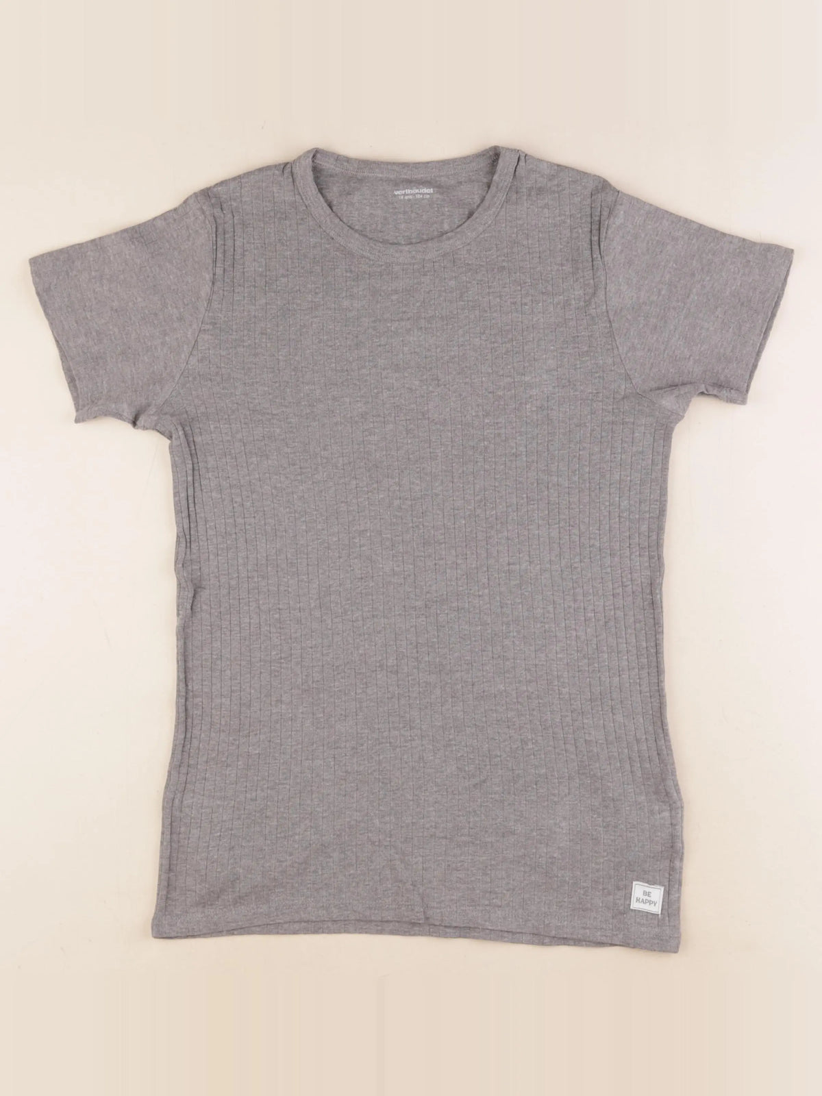 Vertbaudet - tee-shirt gris - 14 ans