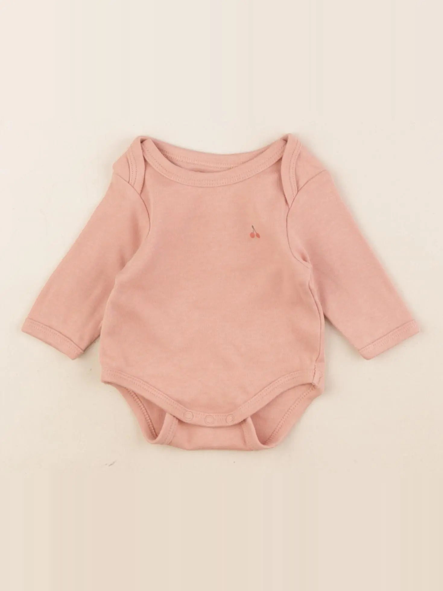 Vertbaudet - body rose - 1 mois