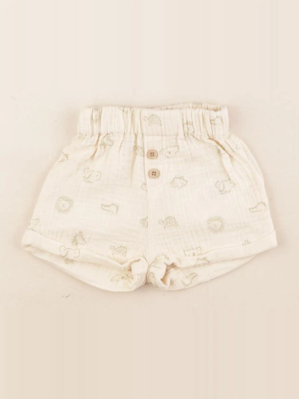 Vertbaudet - short beige - 3 mois
