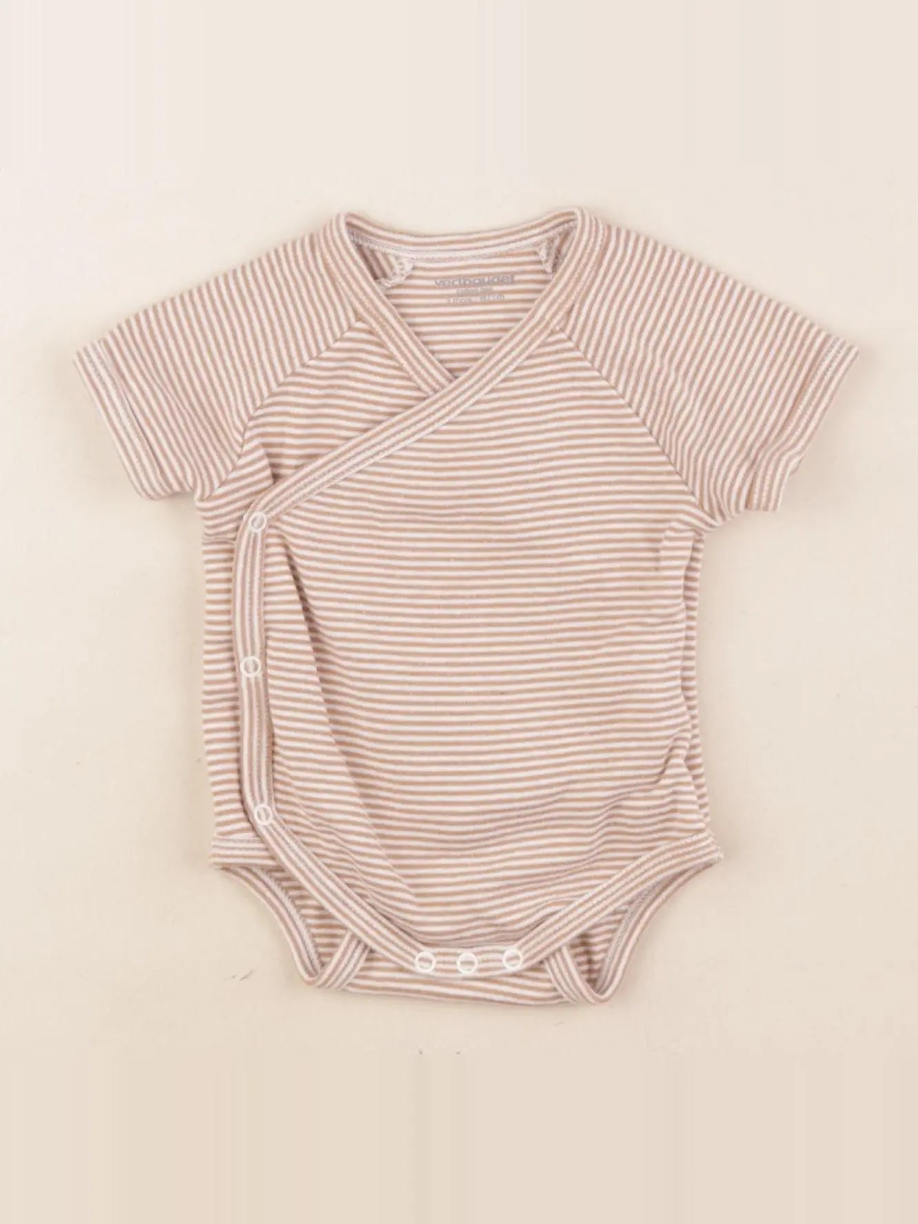 Vertbaudet - body marron - 3 mois