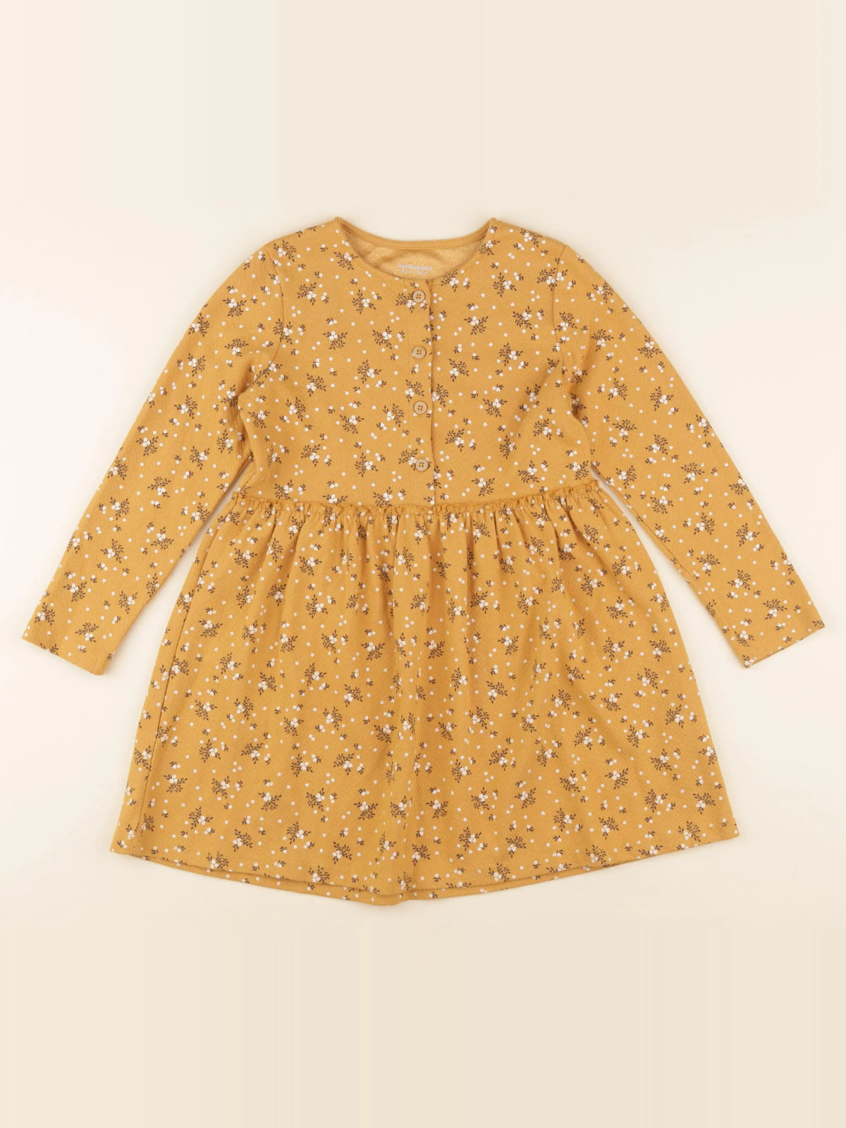 Vertbaudet - robe jaune - 8 ans