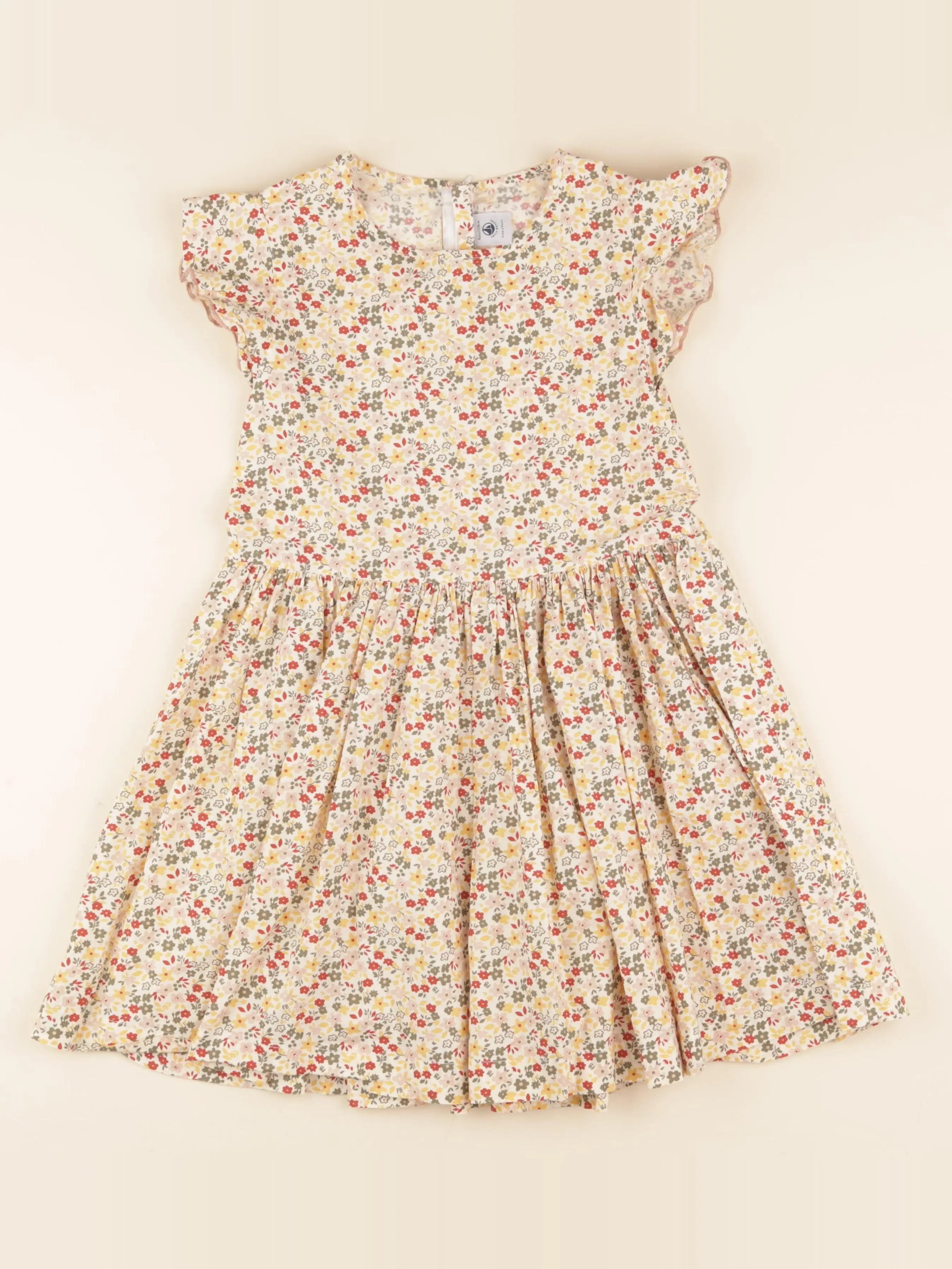 Petit Bateau - robe multicolore - 8 ans