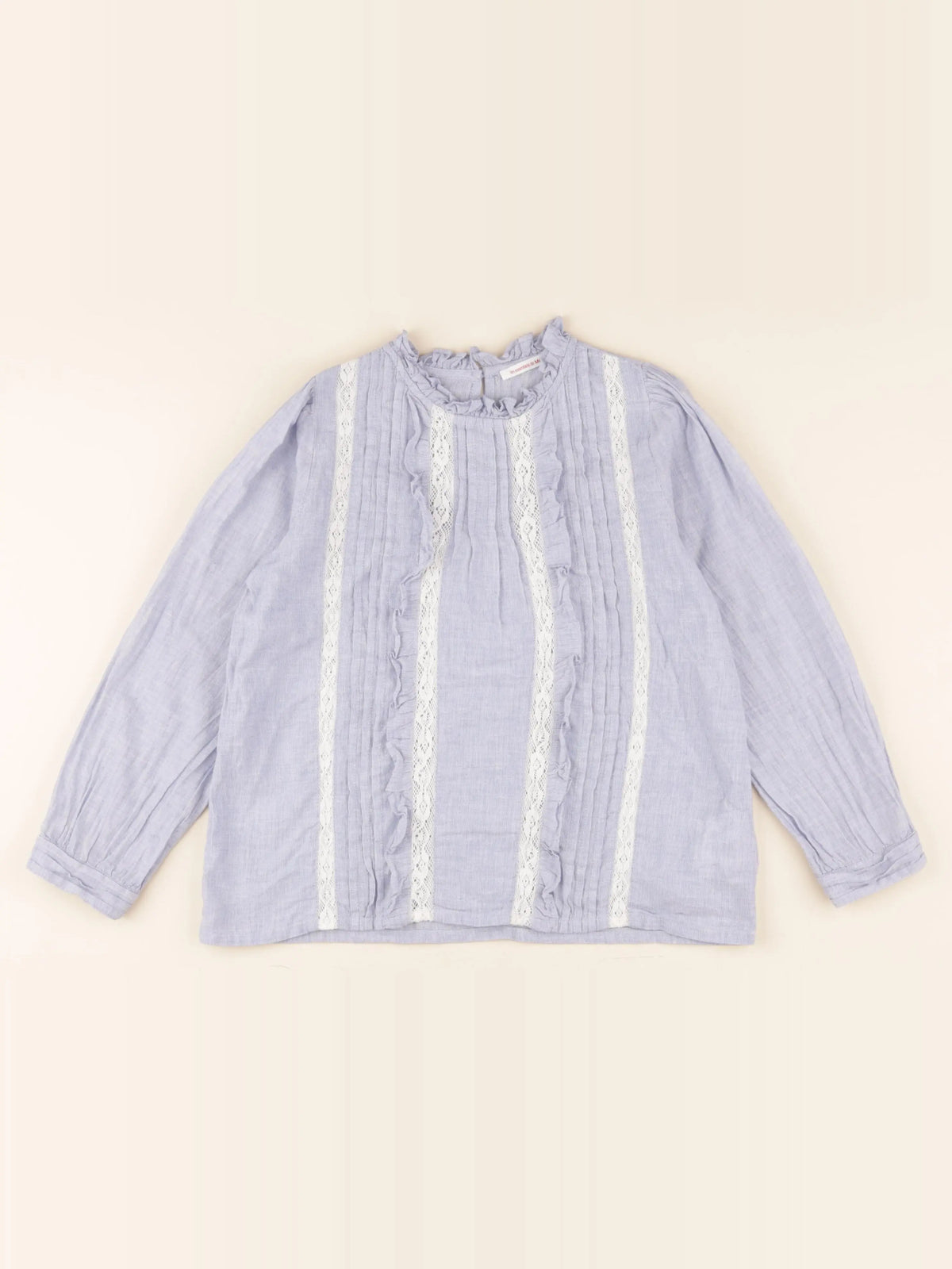 Monoprix - blouse bleu - 8 ans