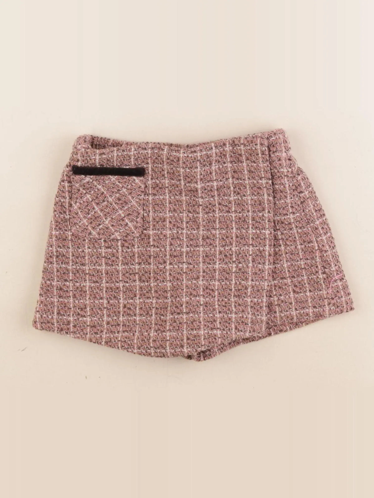 Zara - jupe short rose - 2 ans