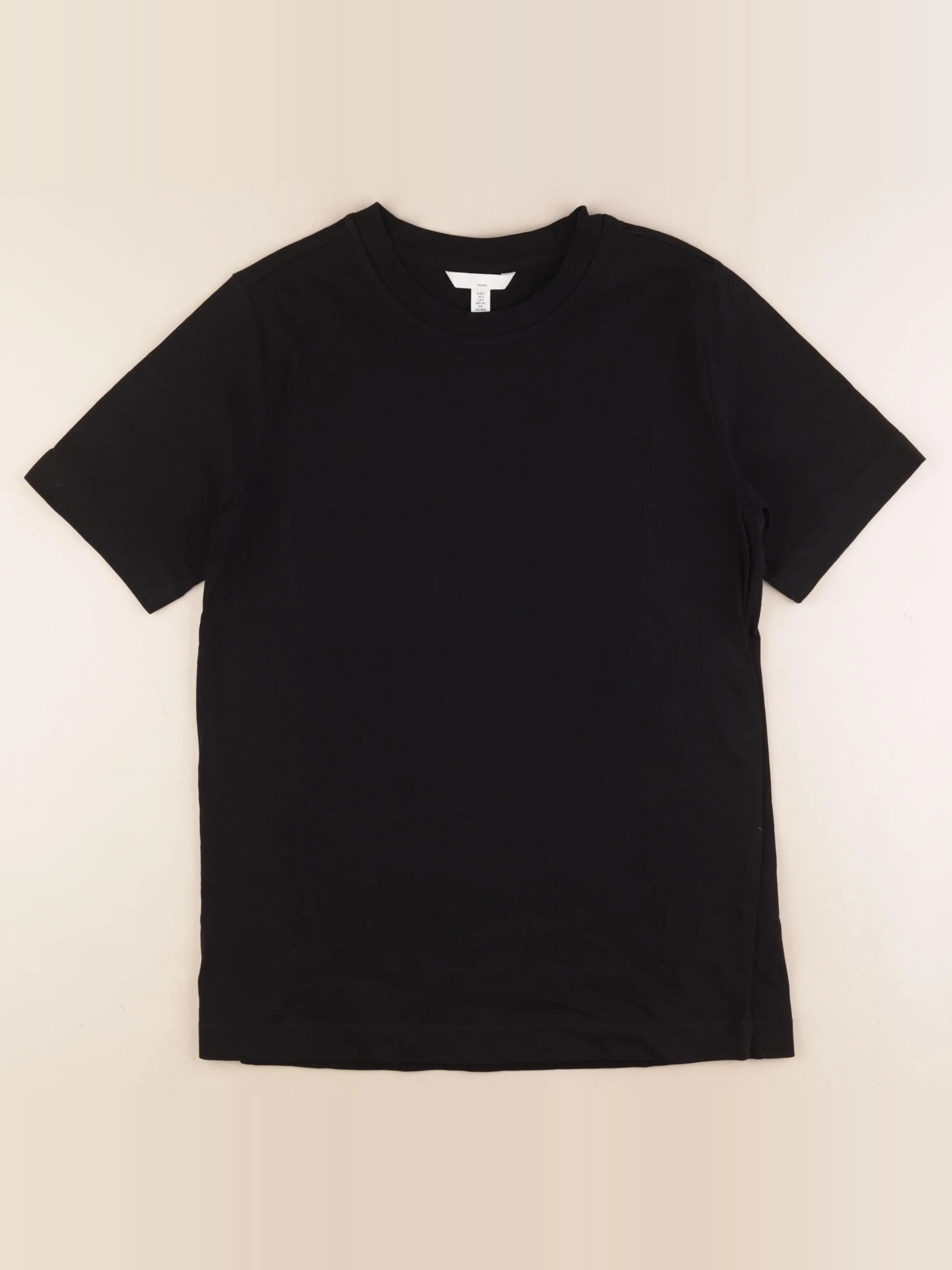 H&M - tee-shirt grossesse noir - s