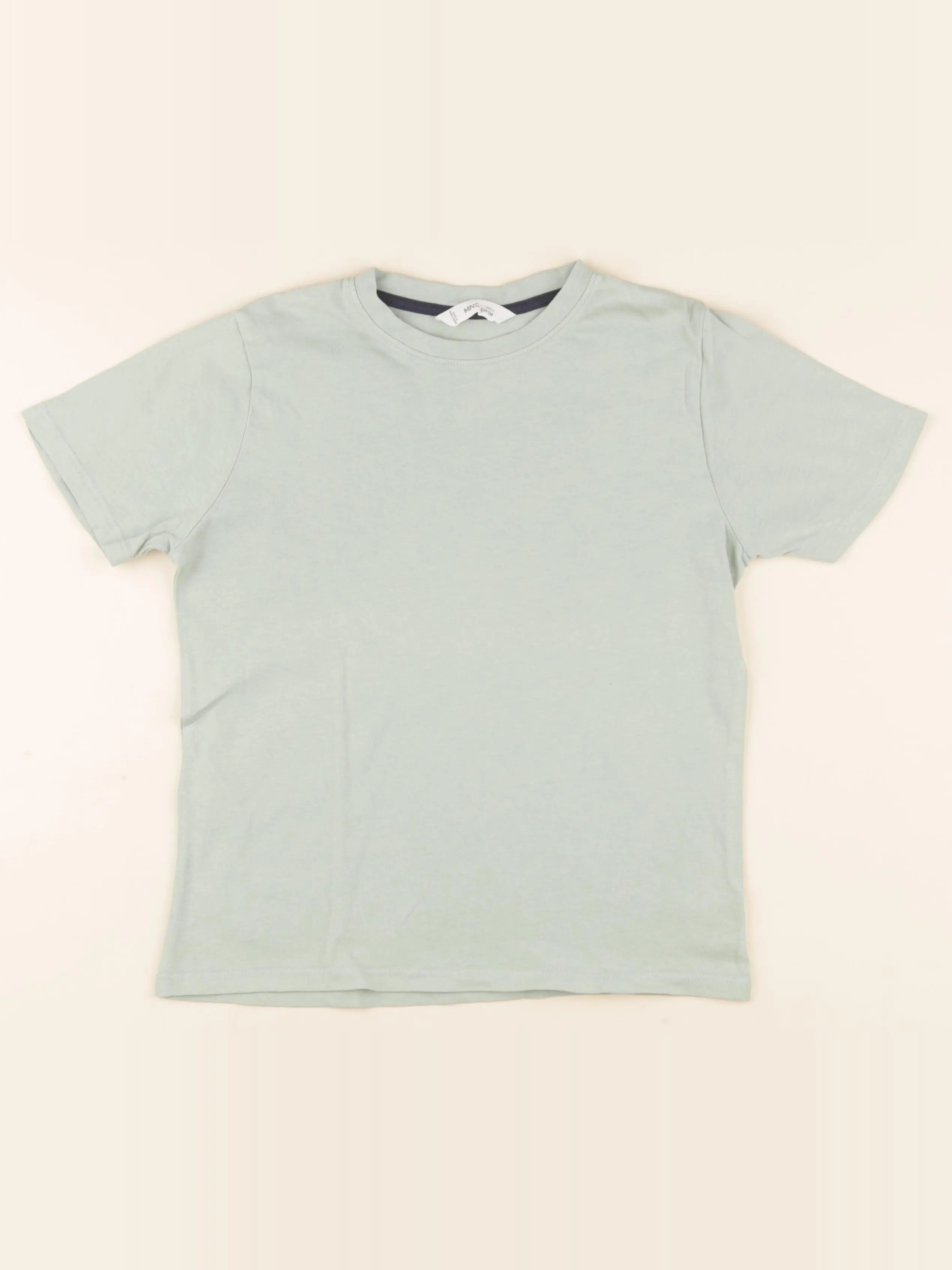 Mango - tee-shirt vert - 7/8 ans