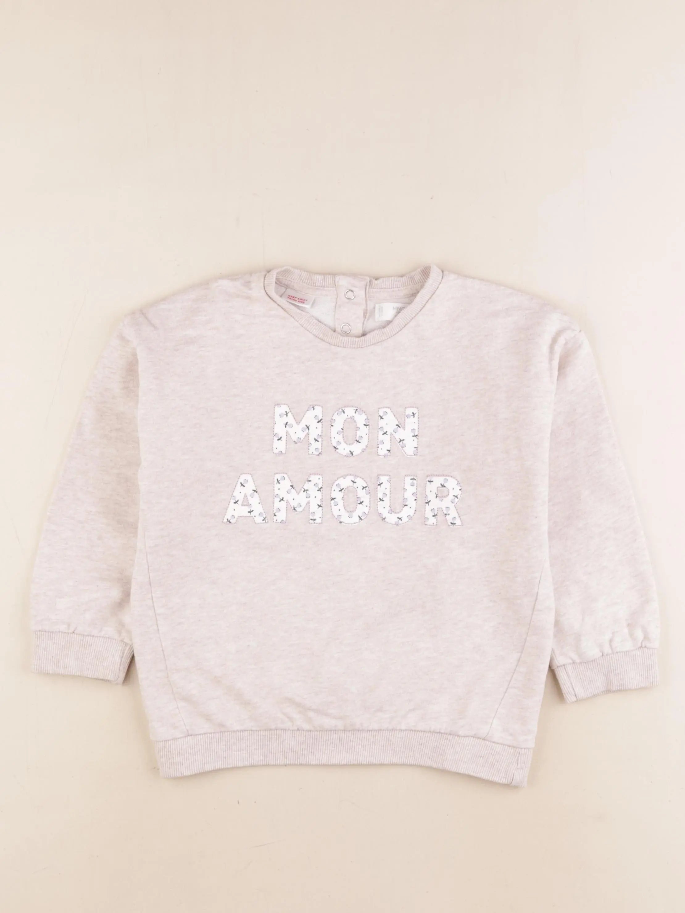 Mango - sweat beige - 4/5 ans