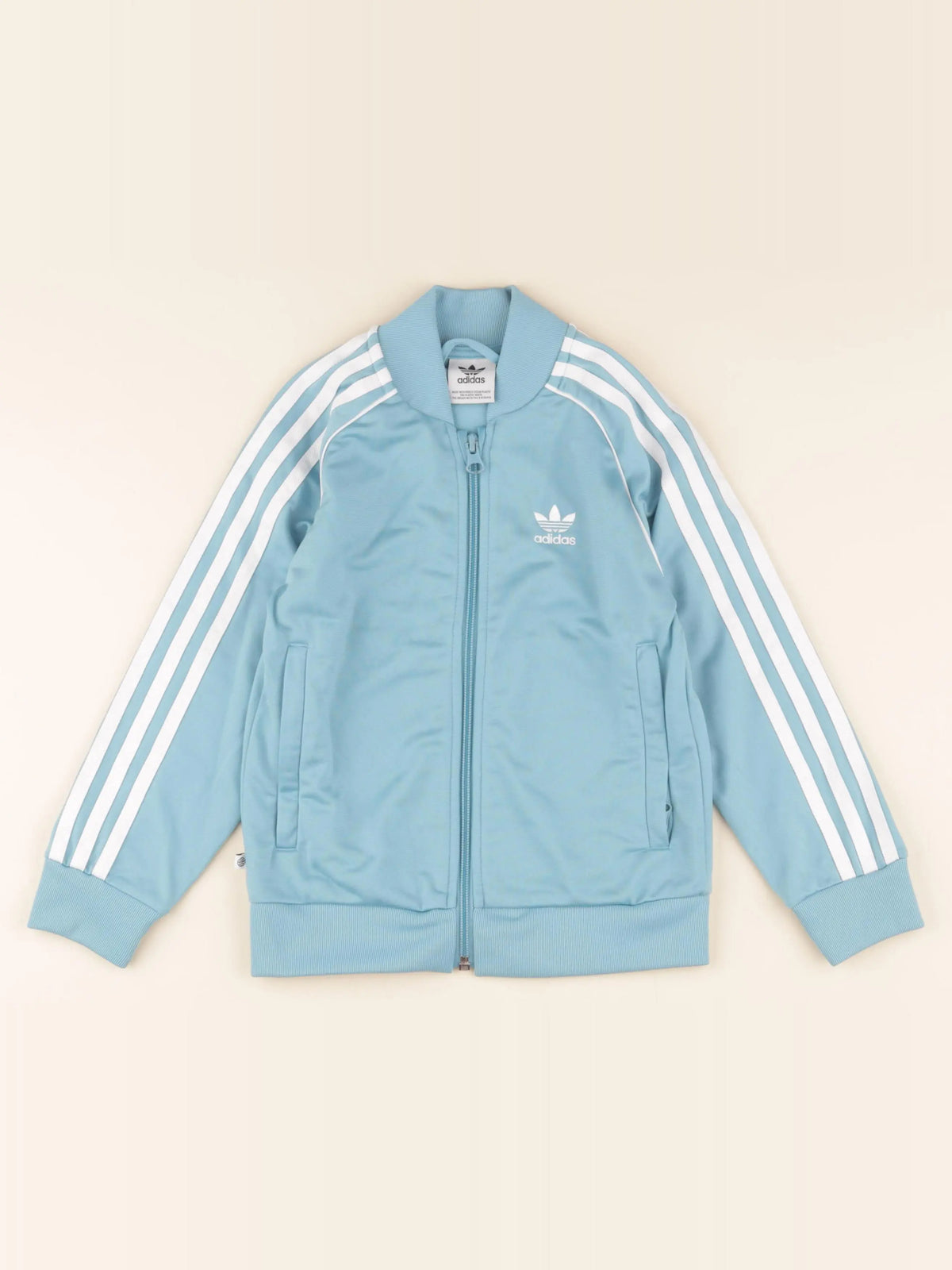 Adidas - sweat bleu - 5/6 ans