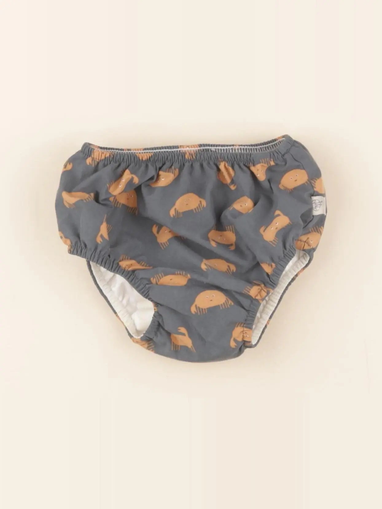 Lassig - maillot de bain gris, marron - 18/24 mois
