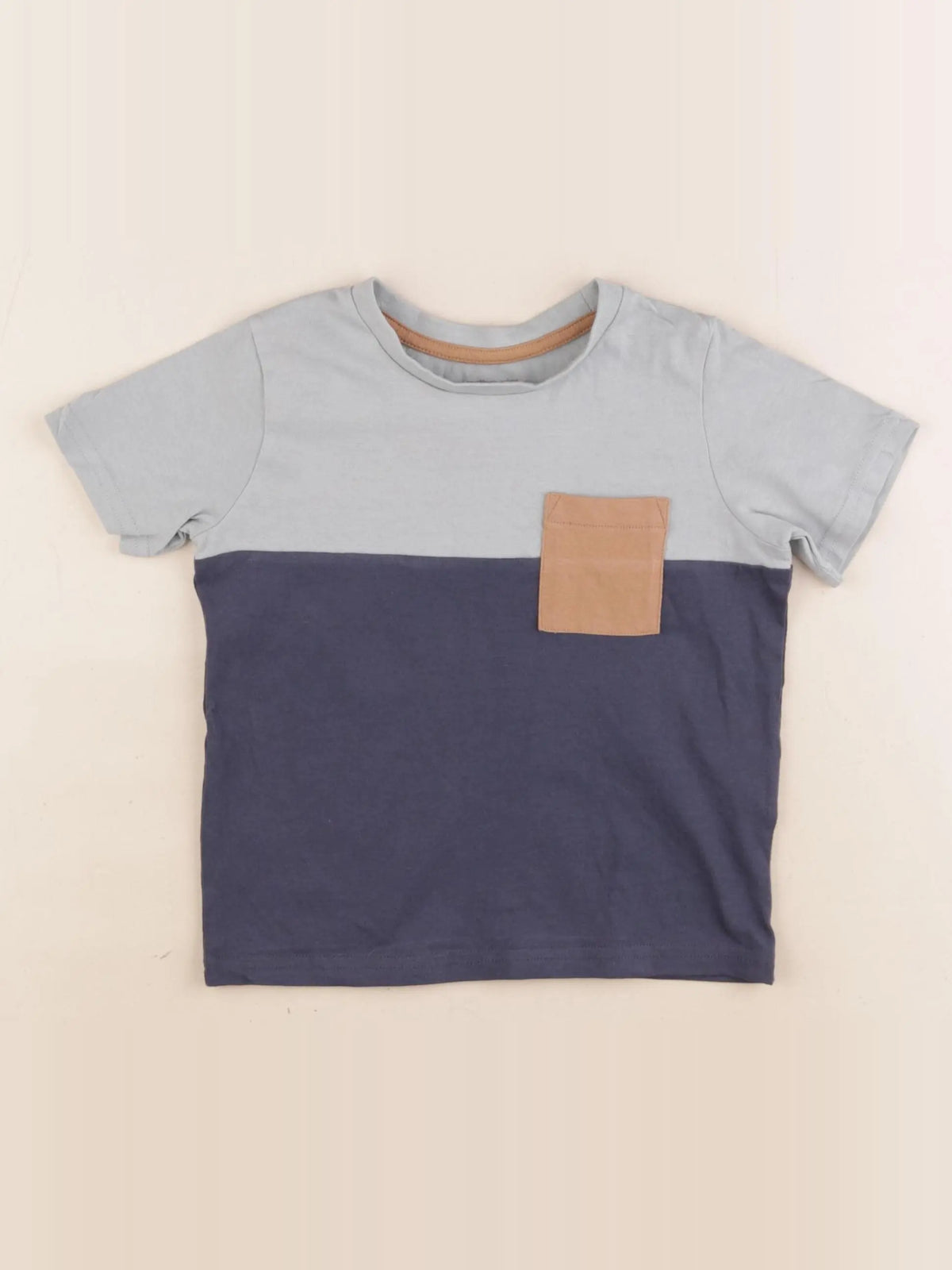 Vertbaudet - tee-shirt vert, bleu - 3 ans