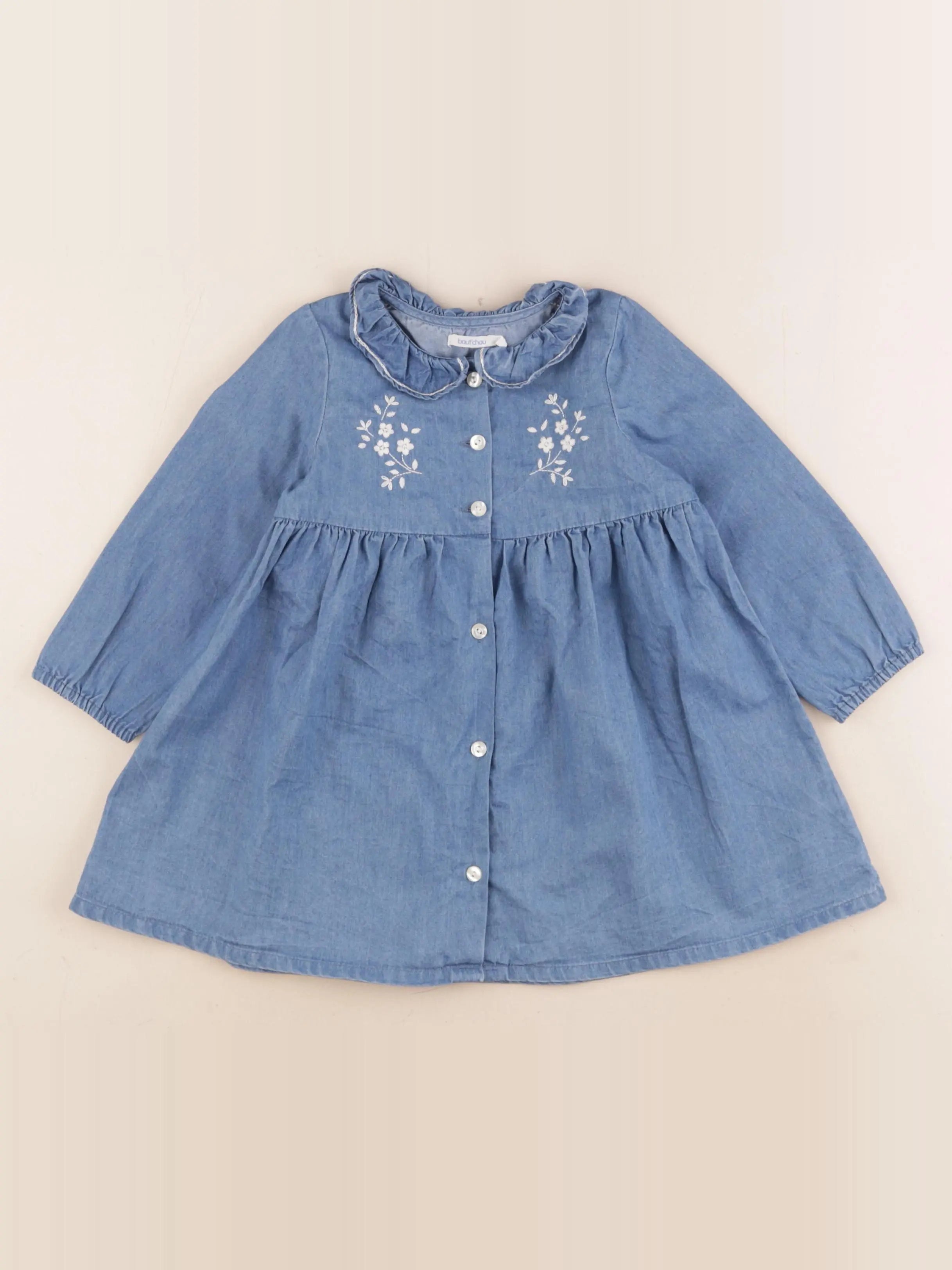 Boutchou - robe bleu - 18 mois à 4 ans