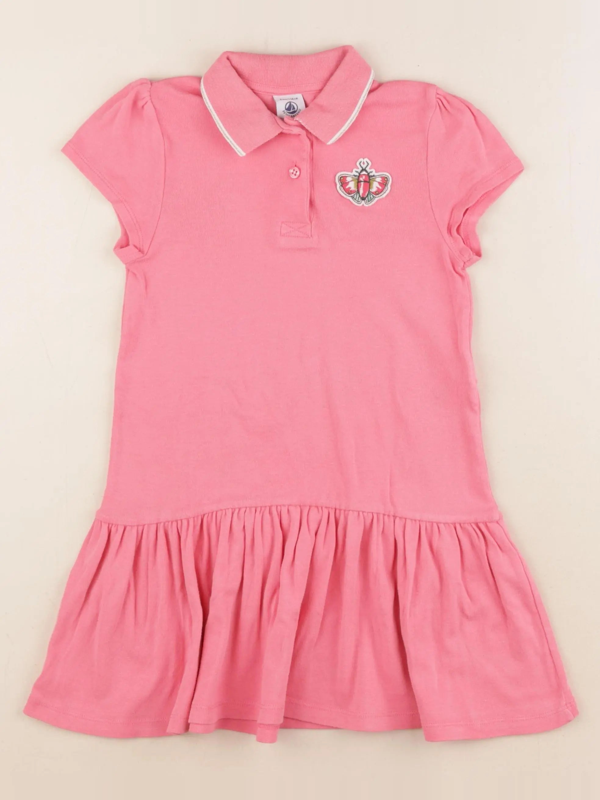 Petit Bateau - robe rose - 6 ans
