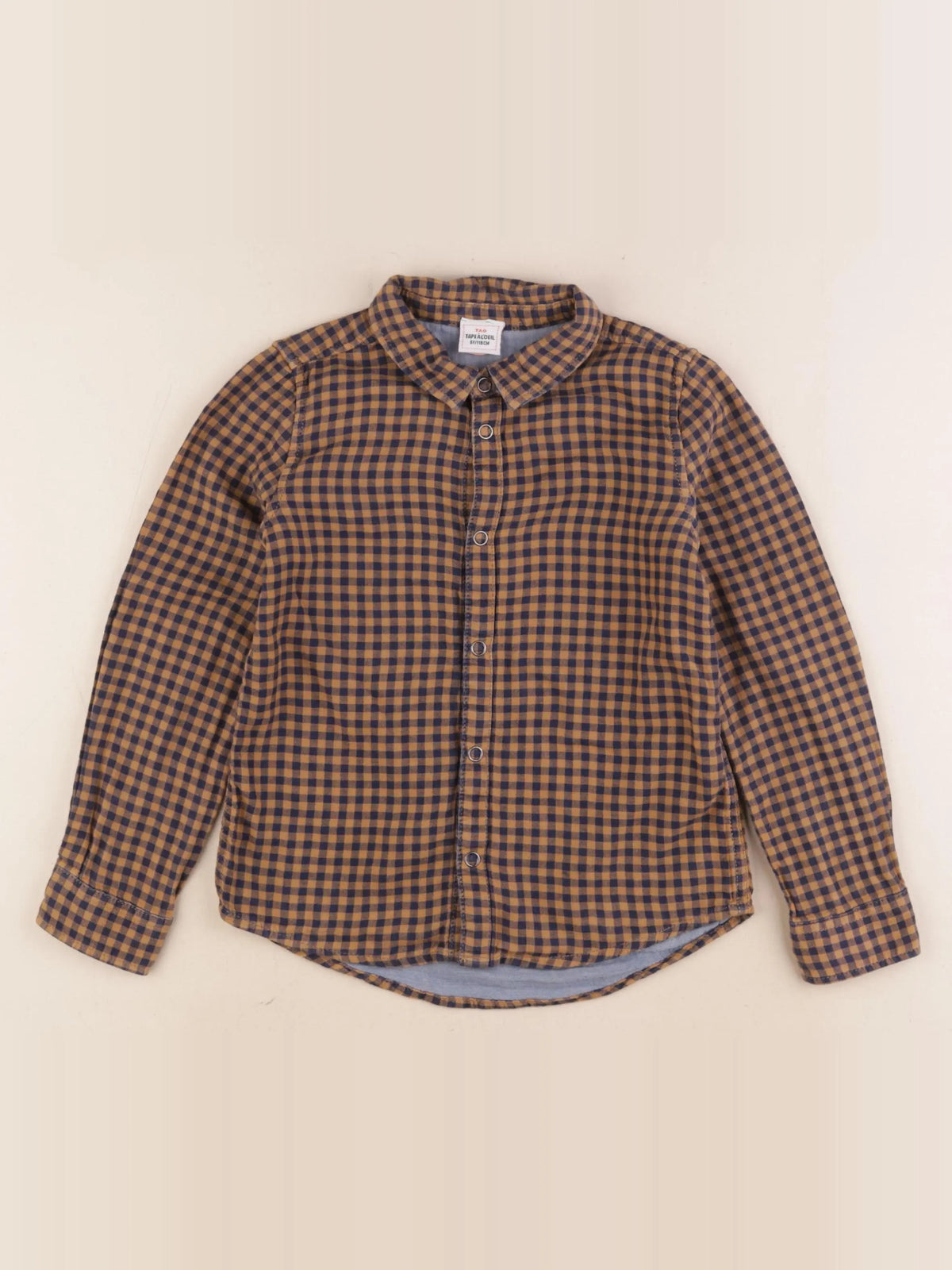 Tape à l'oeil - chemise bleu, jaune - 6 ans