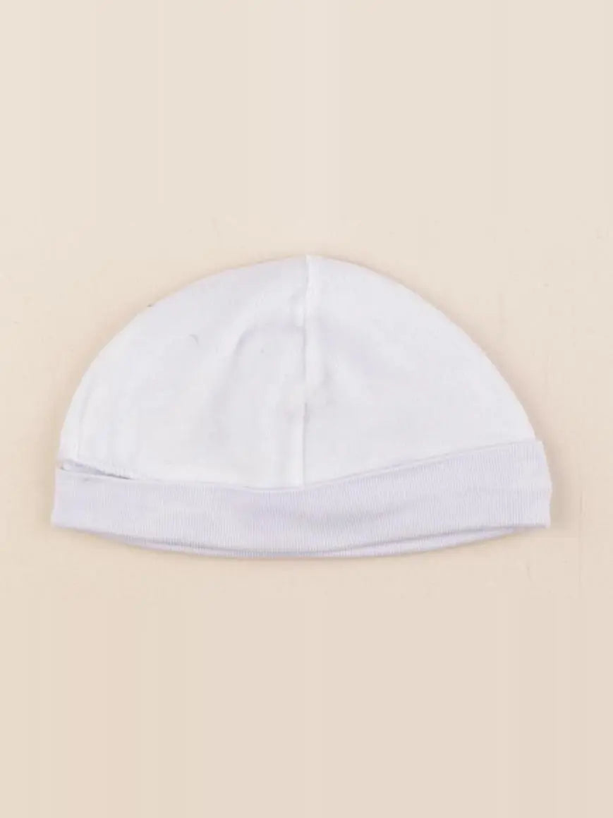 Petit Bateau - bonnet de naissance bleu - 0 mois