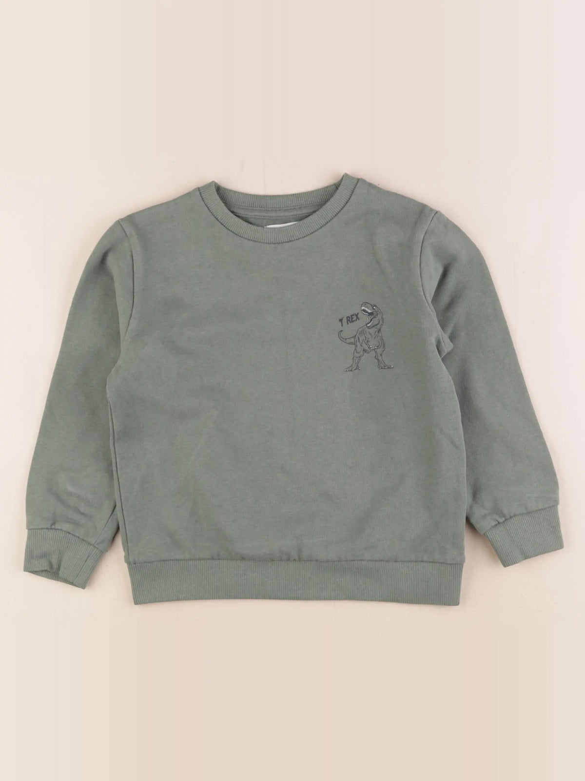 Vertbaudet - sweat vert - 5 ans