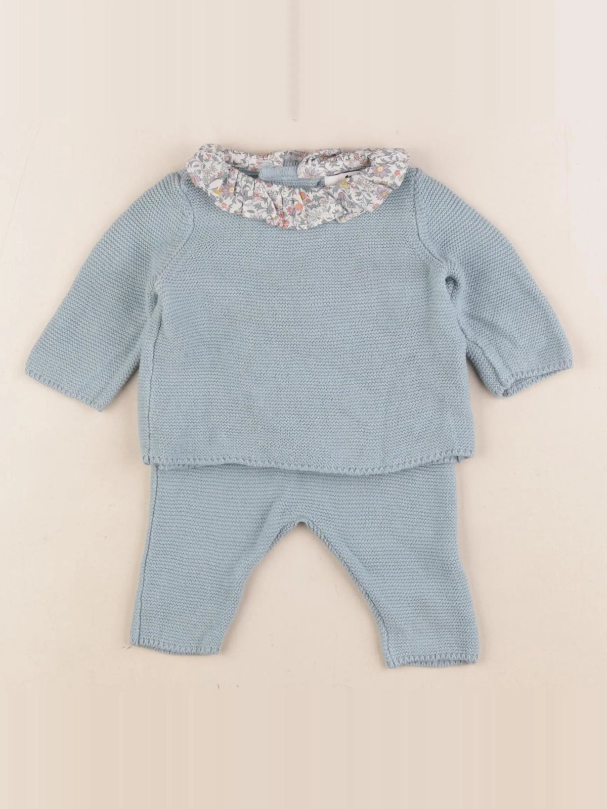 Cyrillus - ensemble bleu - 1 mois