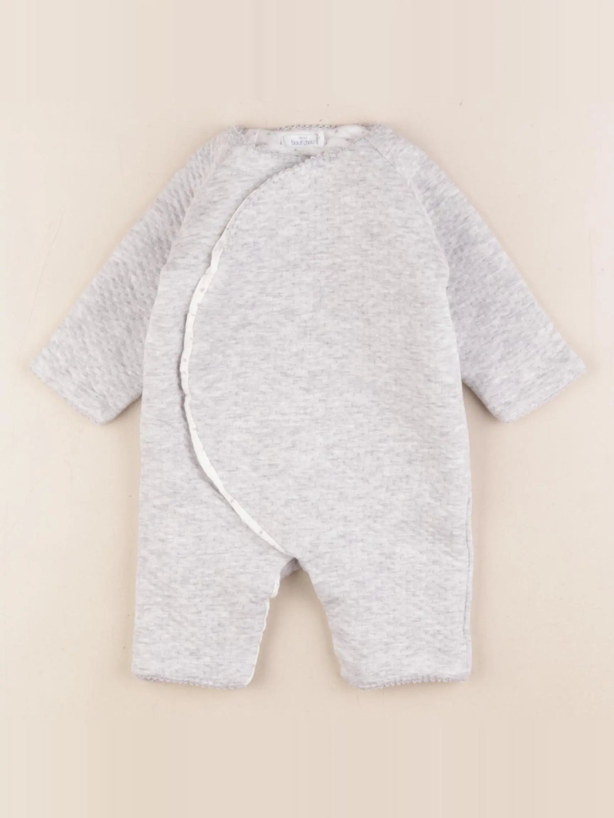 Boutchou - pyjama coton gris - 1 mois