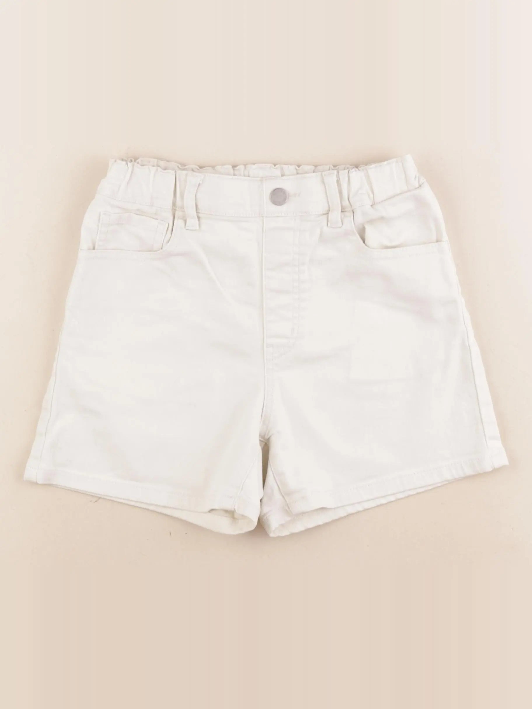 Uniqlo - short blanc - 7/8 ans